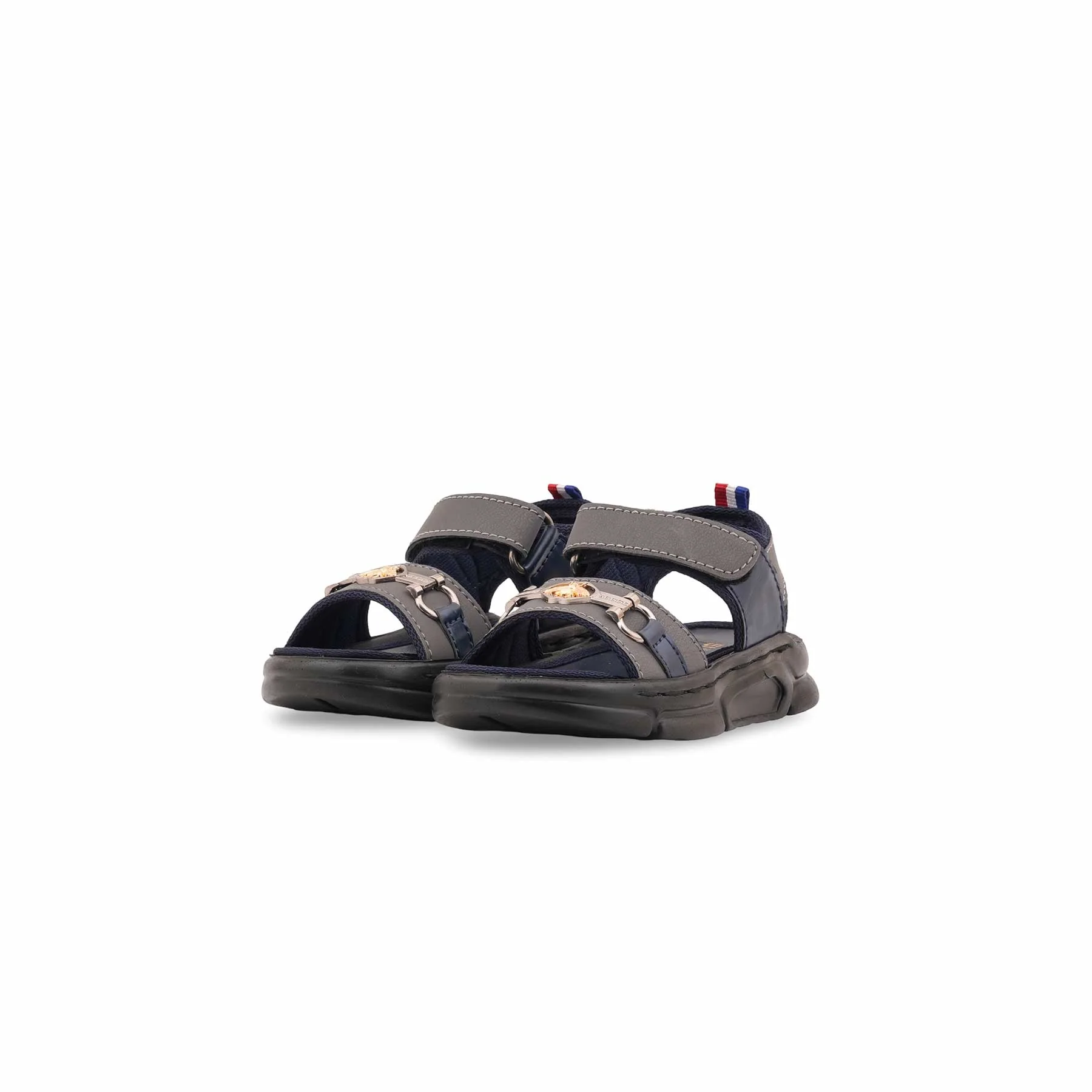 Boys Grey Formal Sandal KD4968 - Image 3
