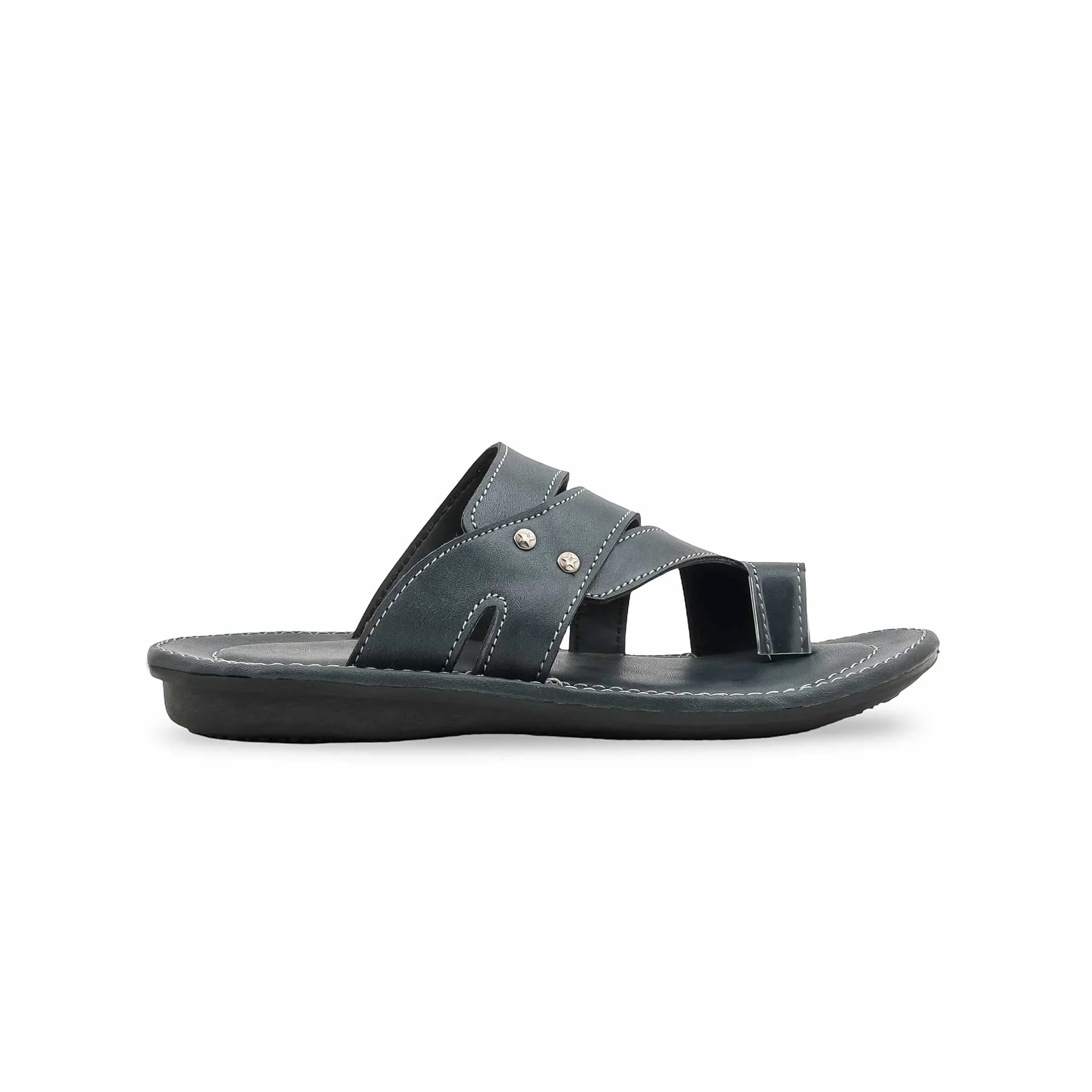 Boys Grey Formal Slipper KD2654 - Image 2