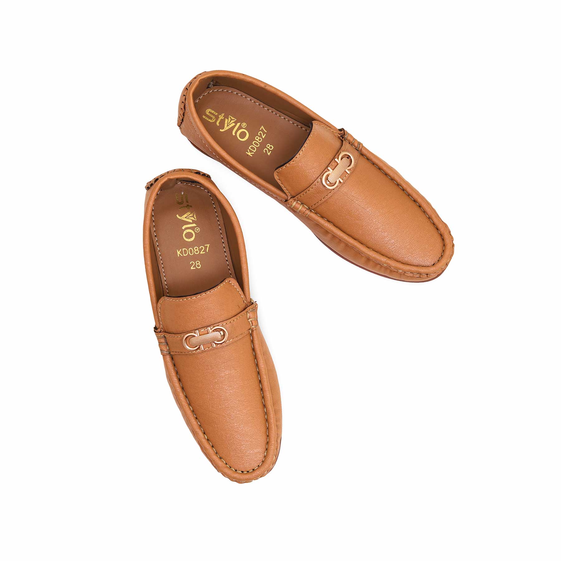 Boys Mustard Formal Moccasin KD0827 - Image 4