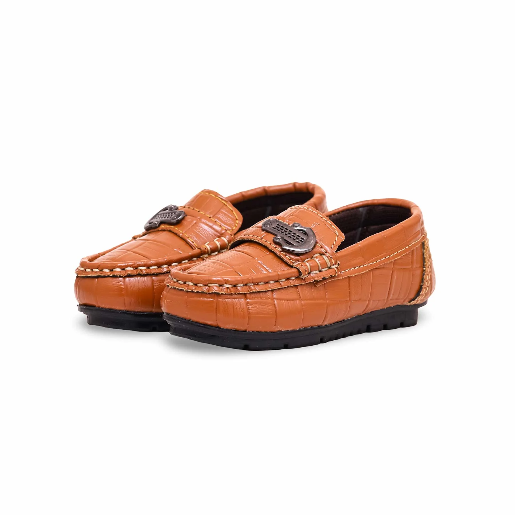 Boys Mustard Formal Moccasin KD0988 - Image 2