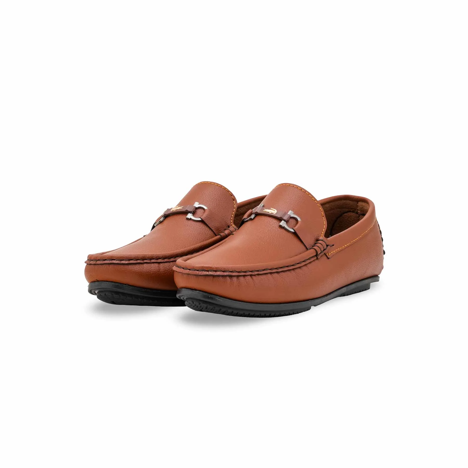 Boys Mustard Formal Moccasin KD2509 - Image 3