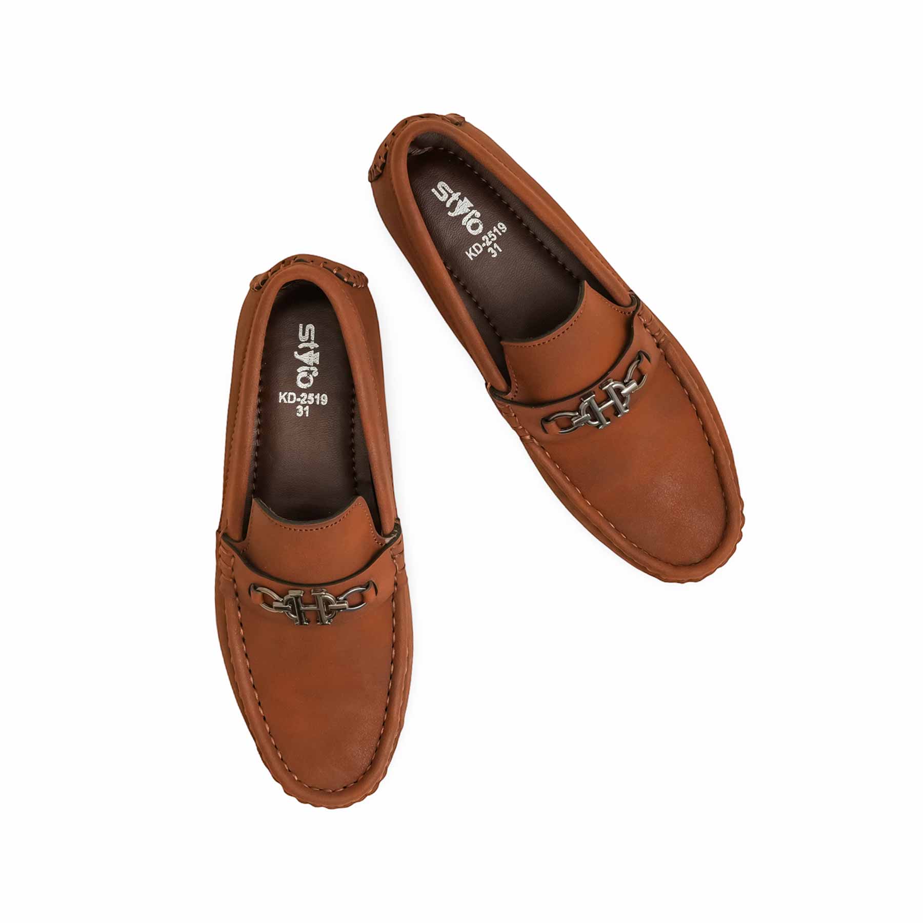 Boys Mustard Formal Moccasin KD2519 - Image 5