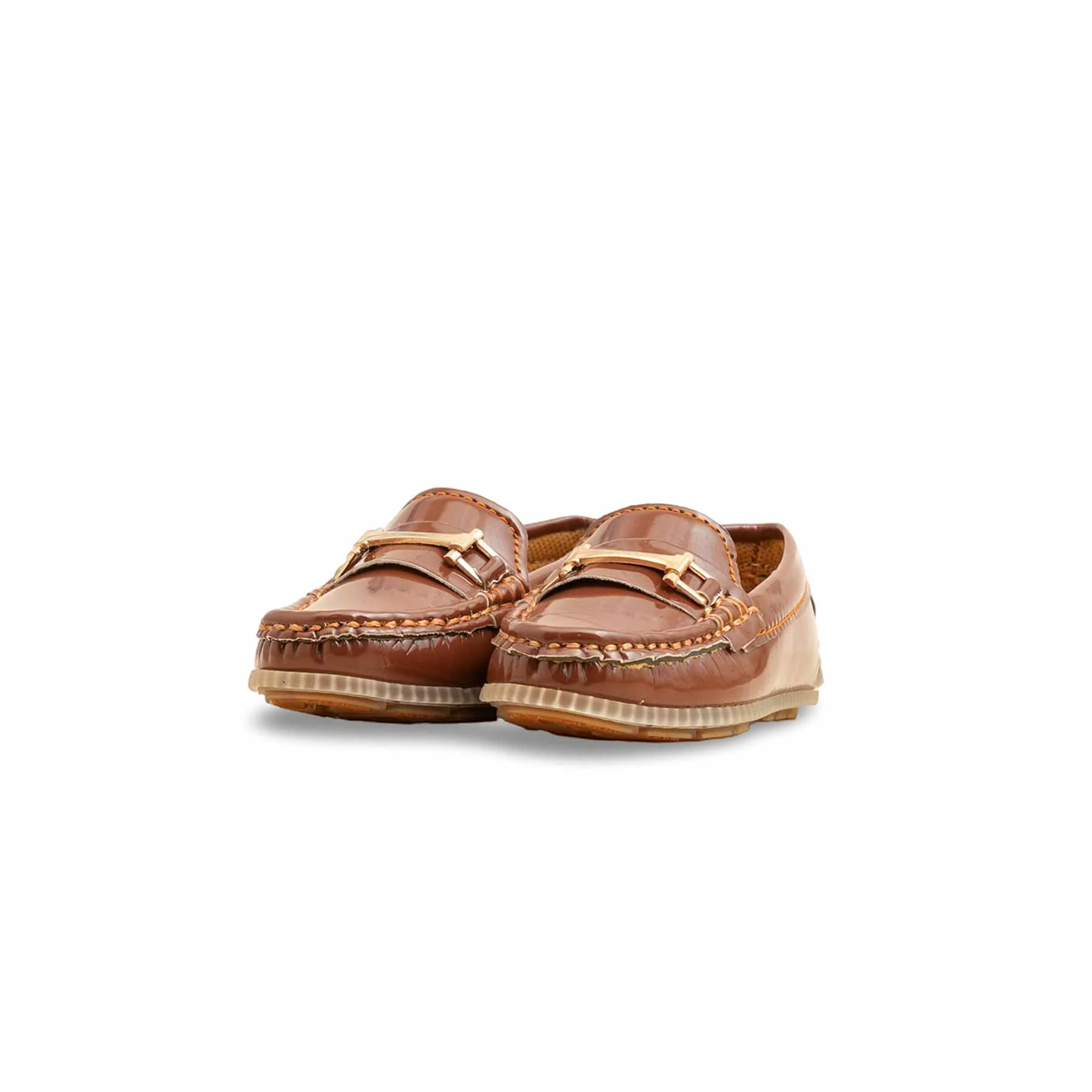 Boys Mustard Formal Moccasin KD2527 - Image 3
