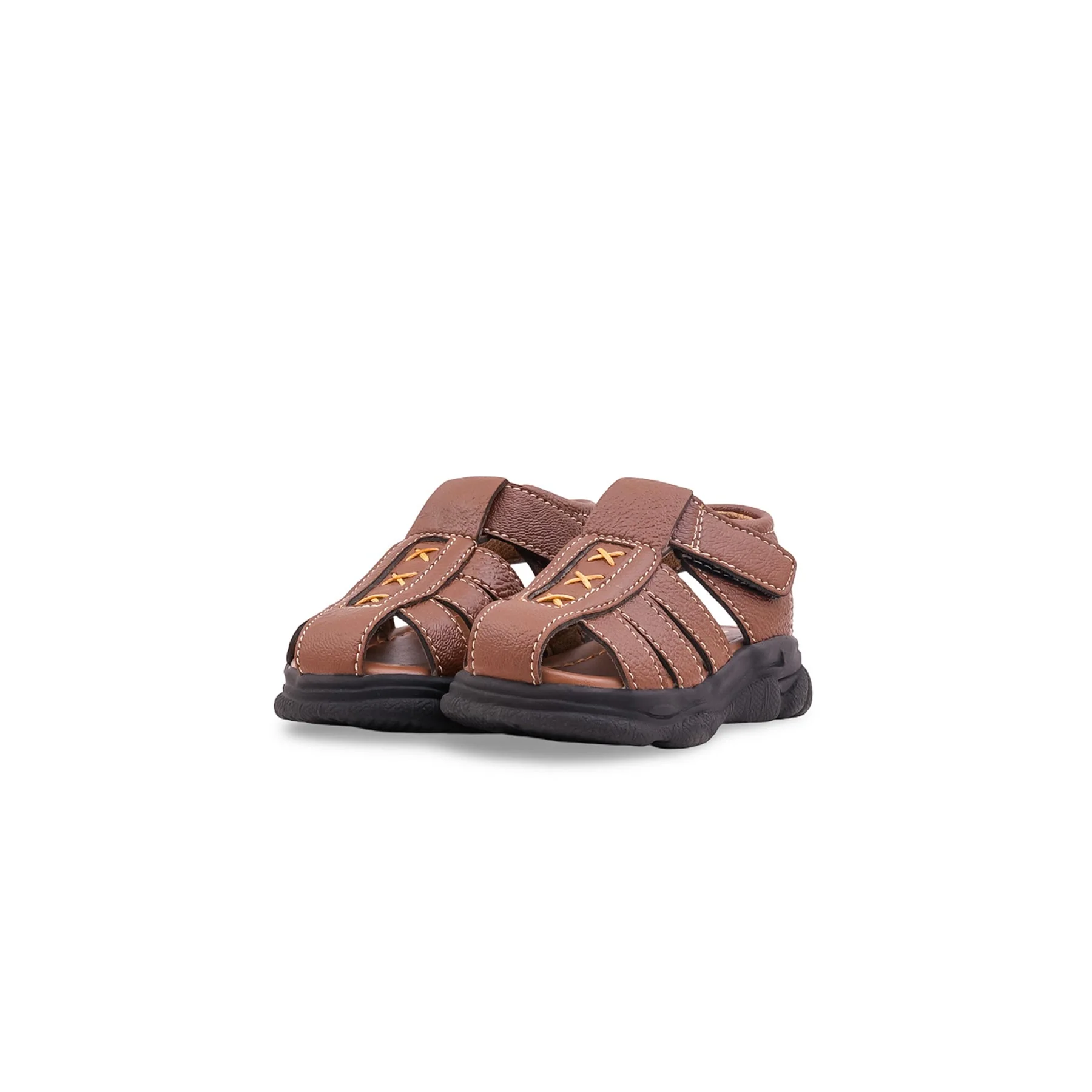 Boys Mustard Formal Sandal KD2655 - Image 3