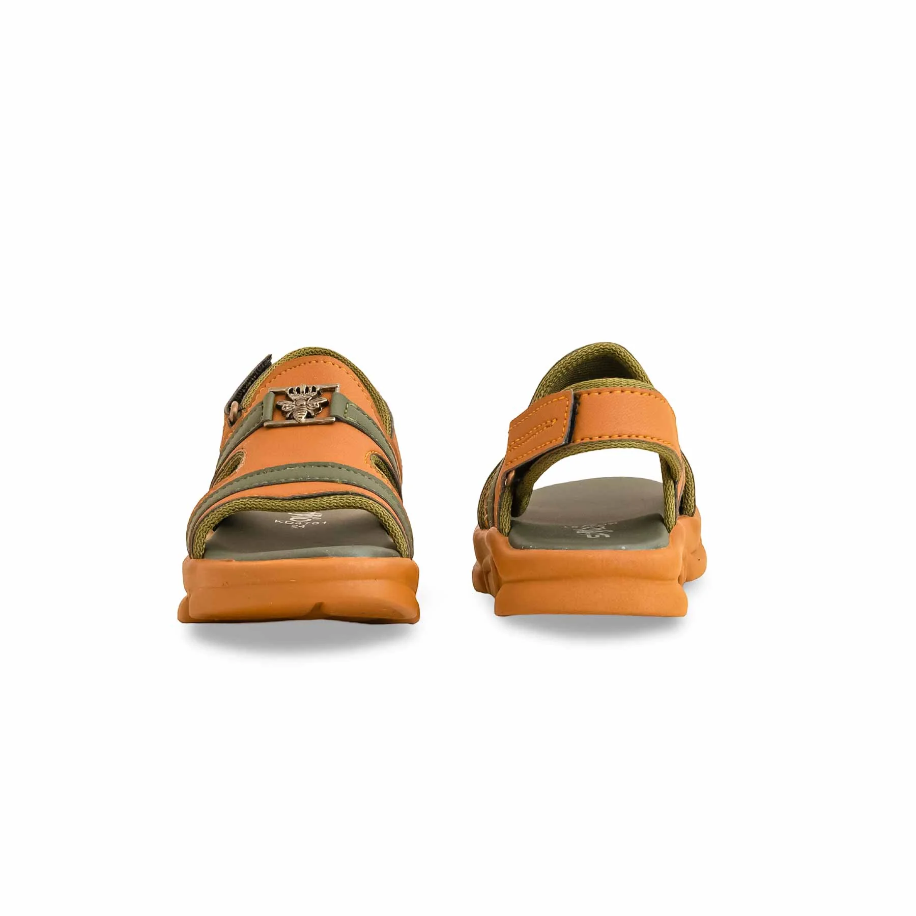 Boys Mustard Formal Sandal KD4781 - Image 4