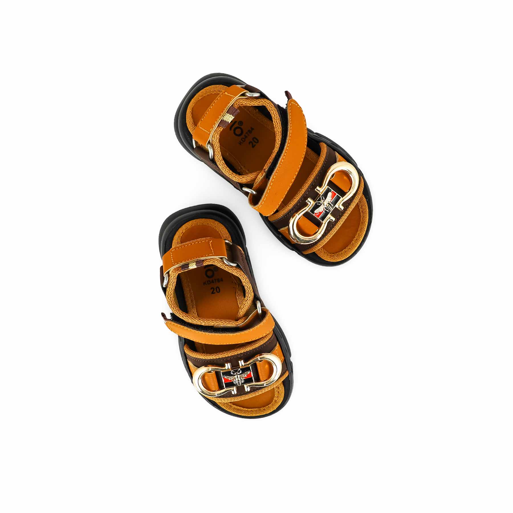 Boys Mustard Formal Sandal KD4784 - Image 5
