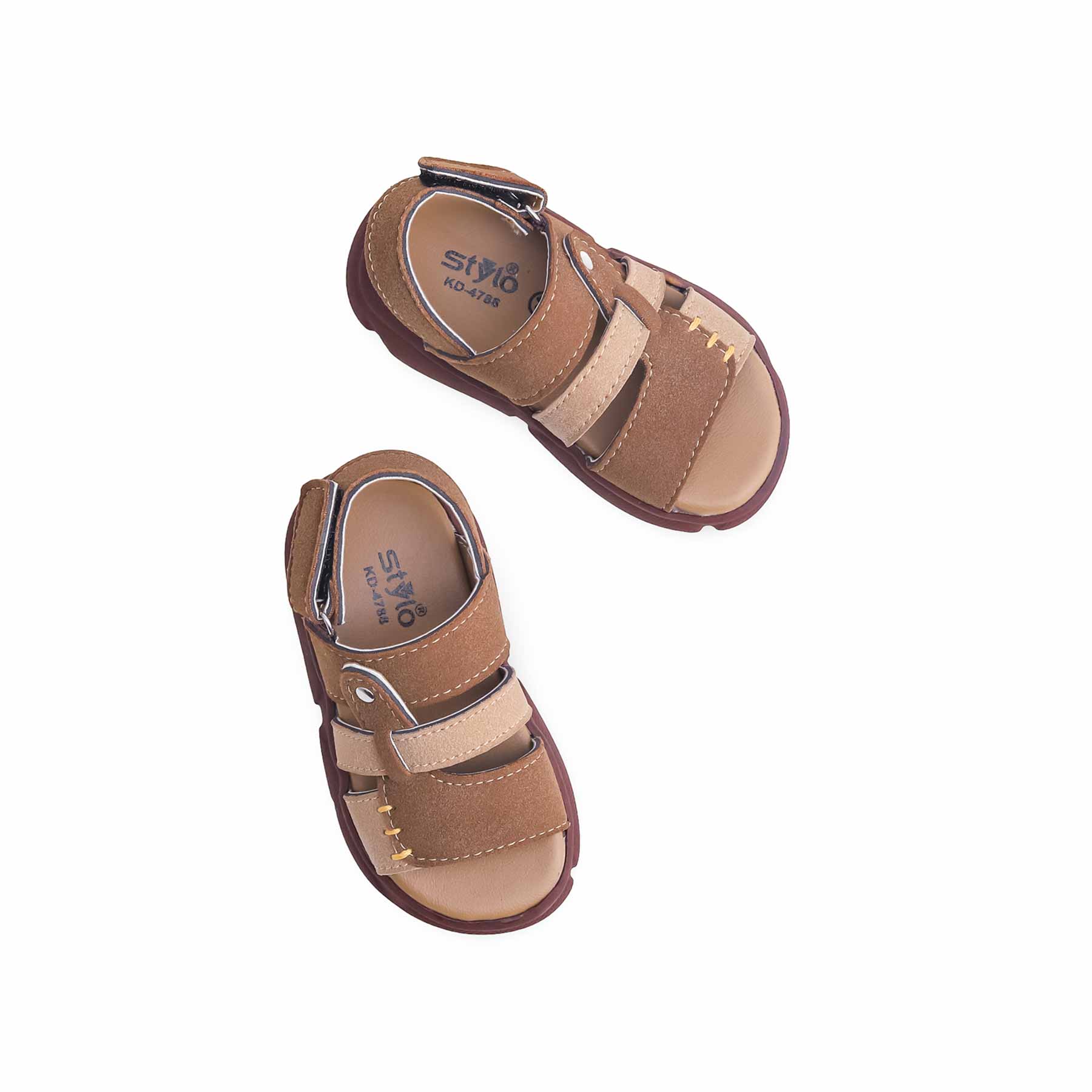 Boys Mustard Formal Sandal KD4788 - Image 5