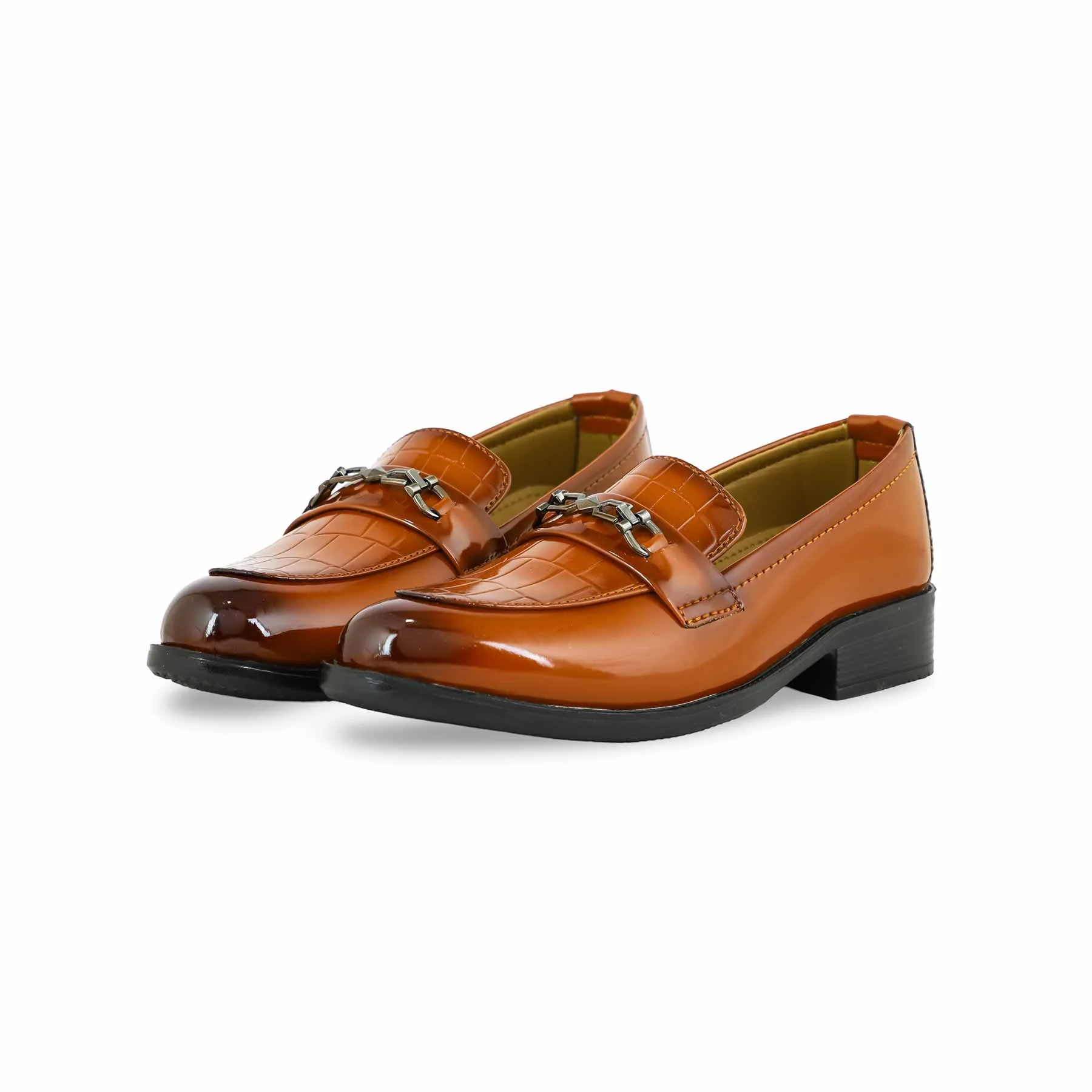 Boys Mustard Formal Shoes KD2217 - Image 2