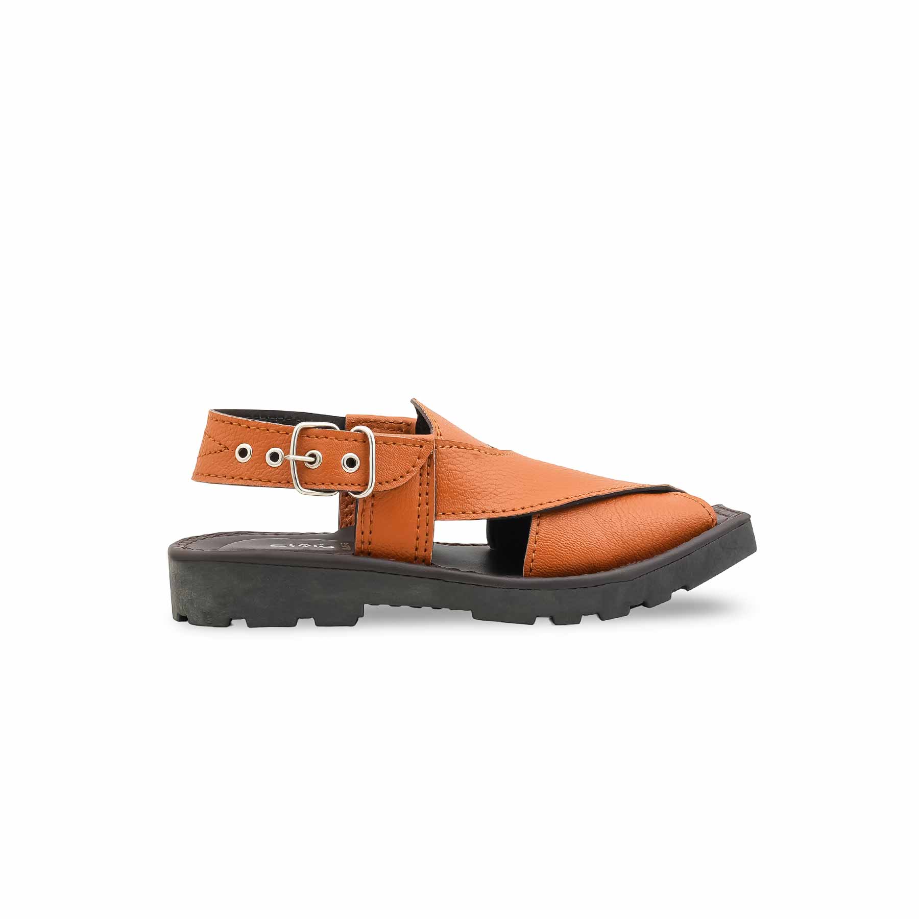 Boys Mustard Peshawari Chappal KD2656 - Image 2
