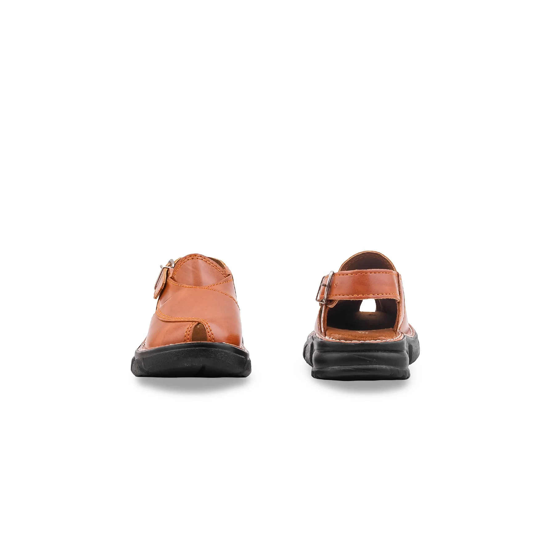 Boys Mustard Peshawari Chappal KD2692 - Image 4