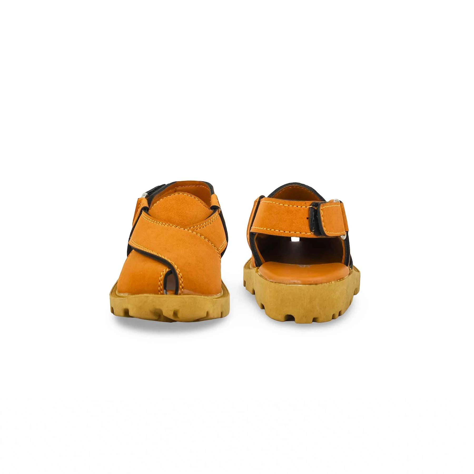Boys Mustard Peshawari Chappal KD4780 - Image 4