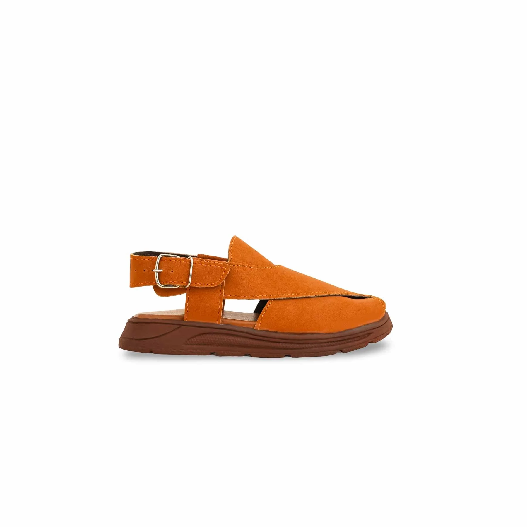 Boys Mustard Peshawari Chappal KD4840 - Image 2