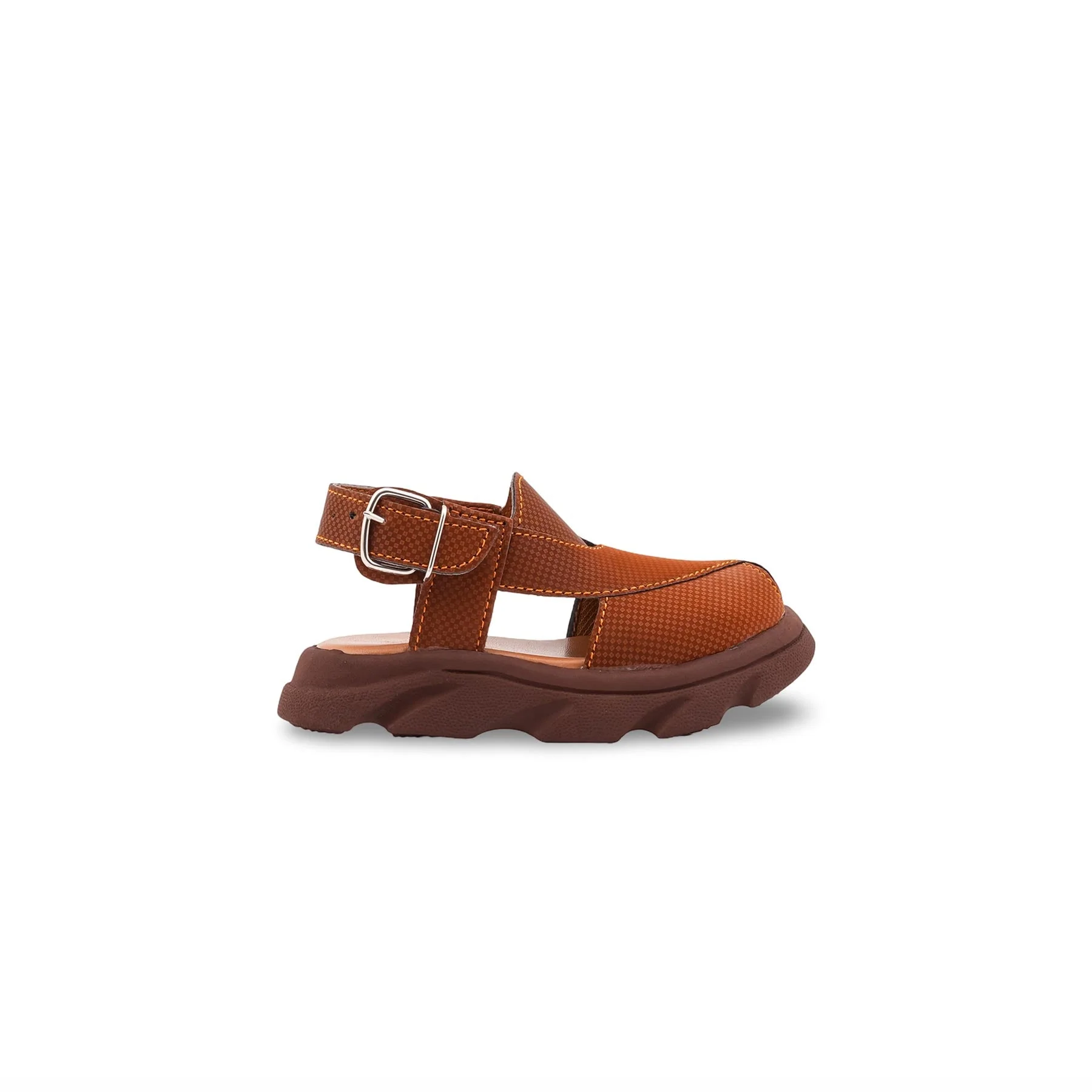 Boys Mustard Peshawari Chappal KD4956 - Image 2