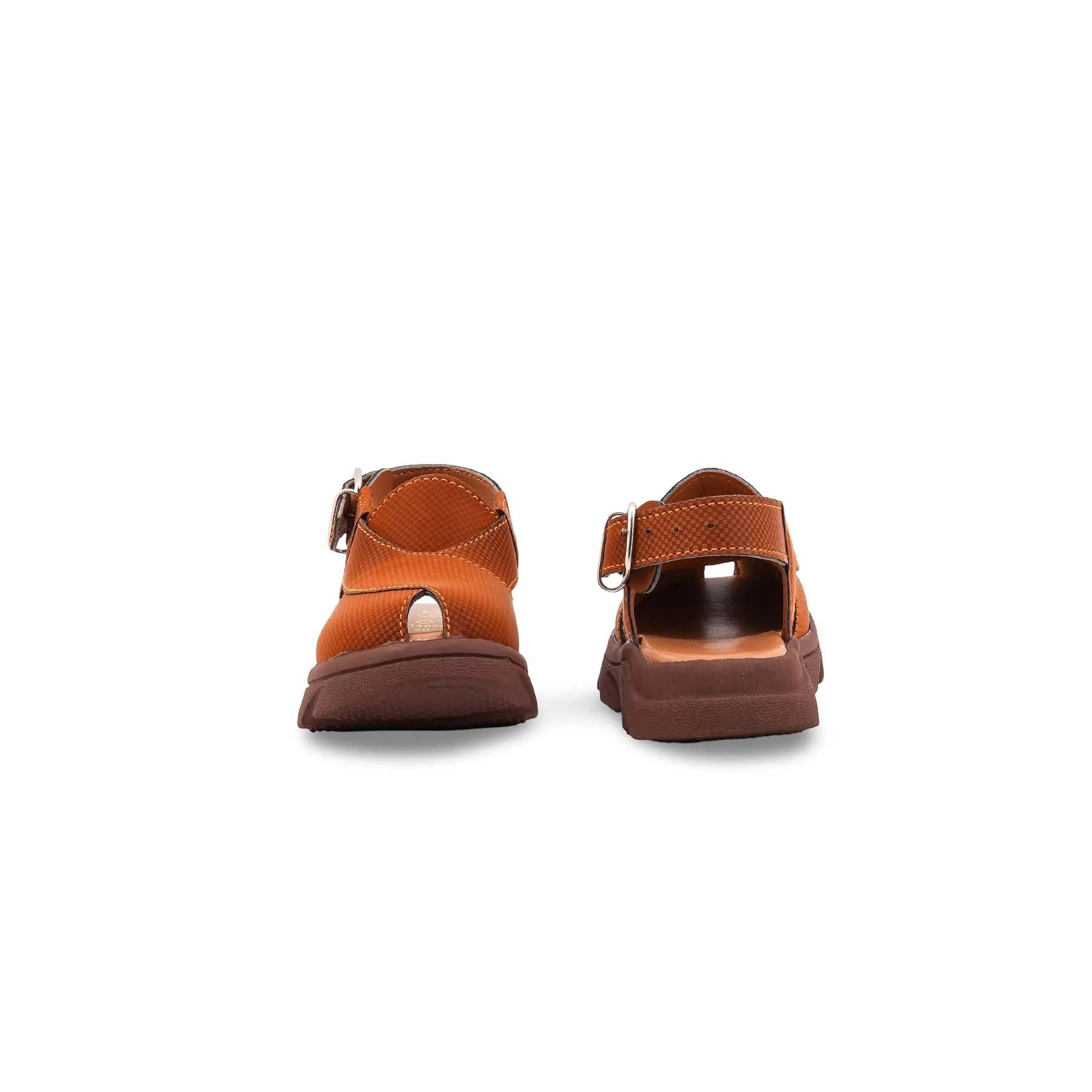 Boys Mustard Peshawari Chappal KD4956 - Image 4
