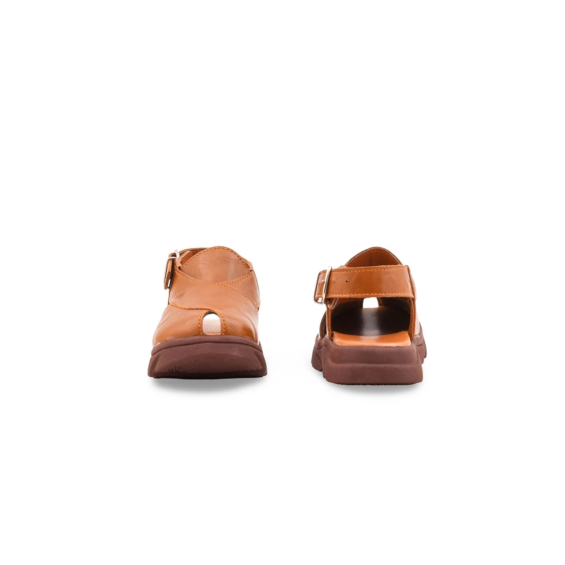 Boys Mustard Peshawari Chappal KD4958 - Image 4