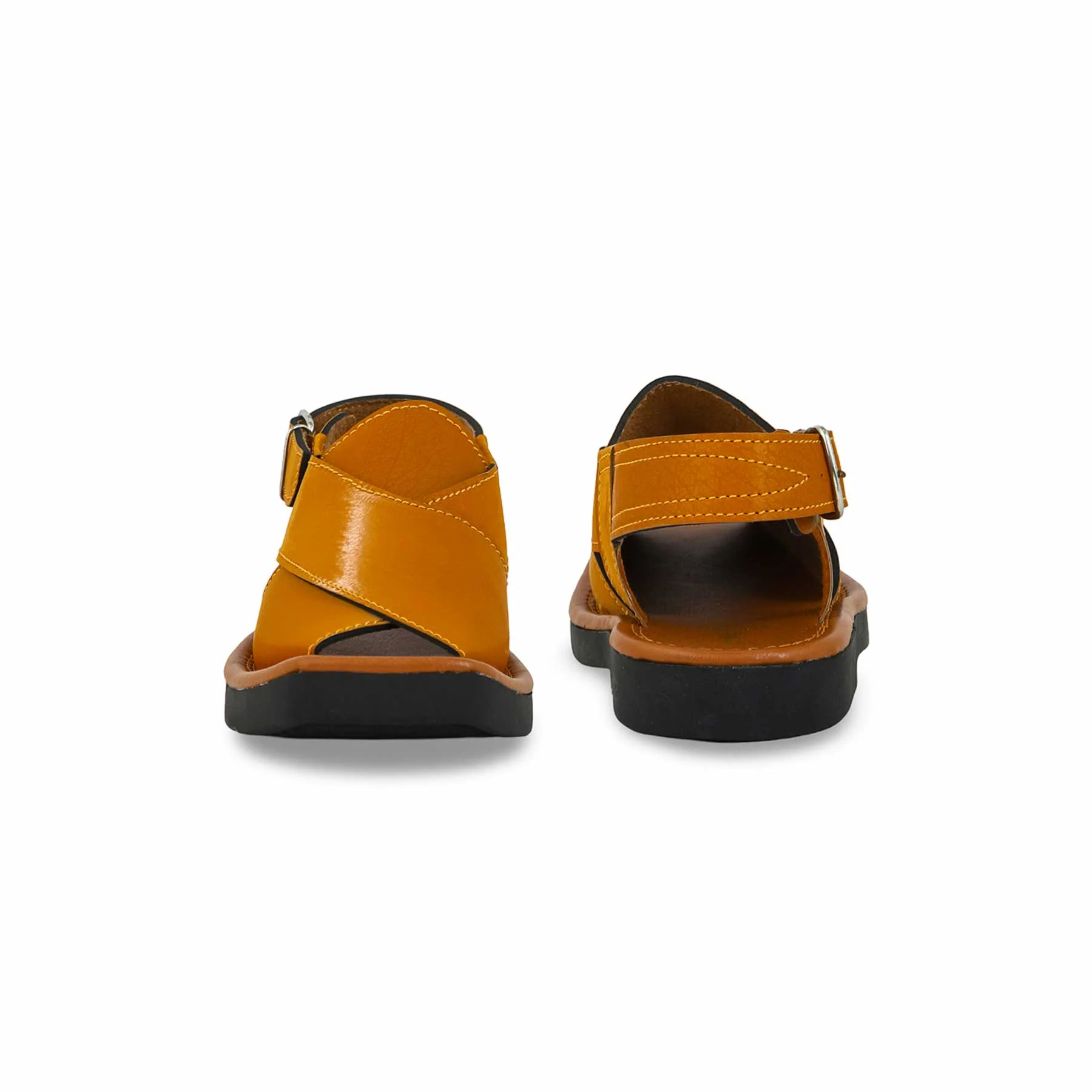 Boys Mustard Peshawari Chappal KD9937 - Image 4