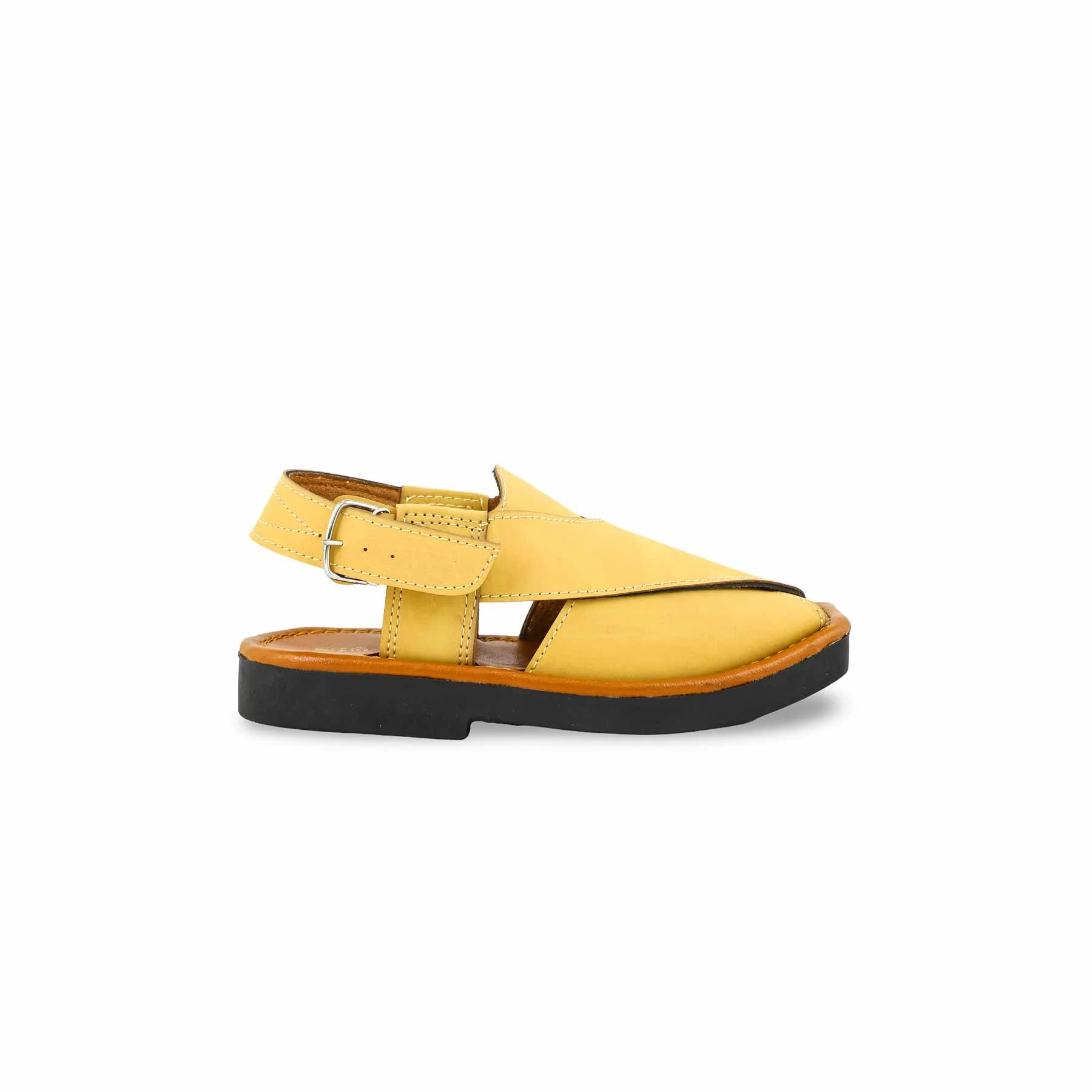 Boys Mustard Peshawari Chappal KD9938 - Image 2