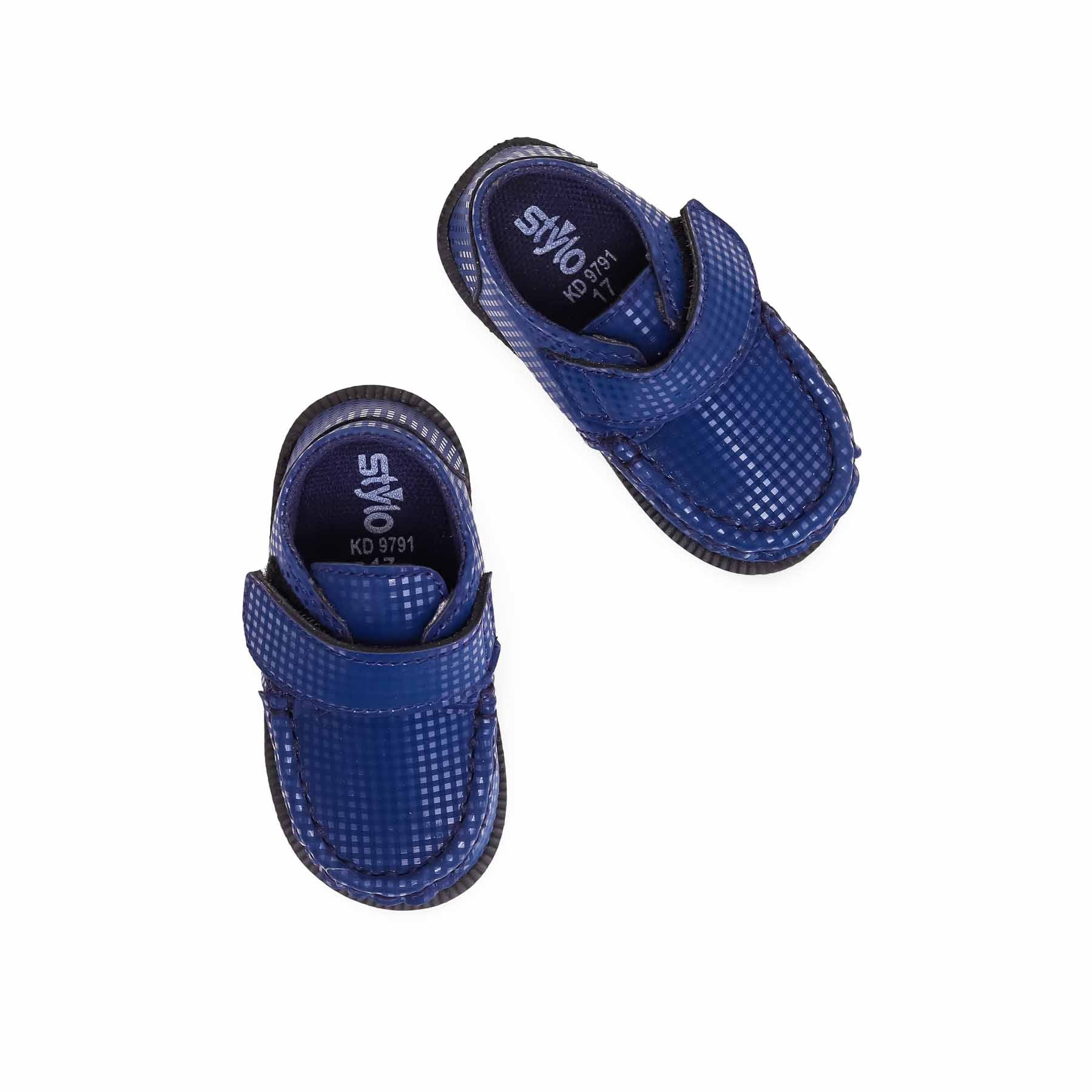 Boys Navy Casual Booties KD9791 - Image 4