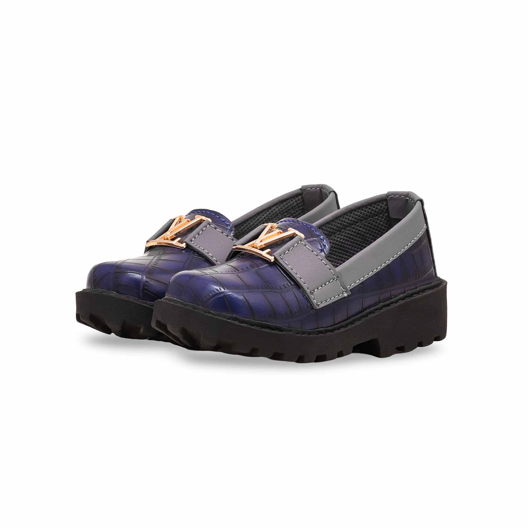 Boys Navy Casual Canvas KD2316 - Image 3