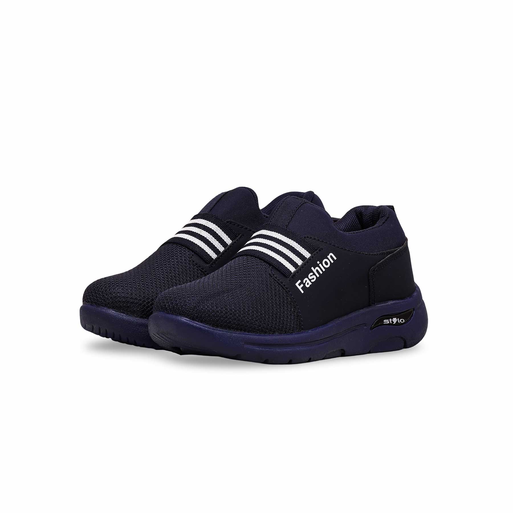 Boys Navy Casual Canvas KD2325 - Image 3