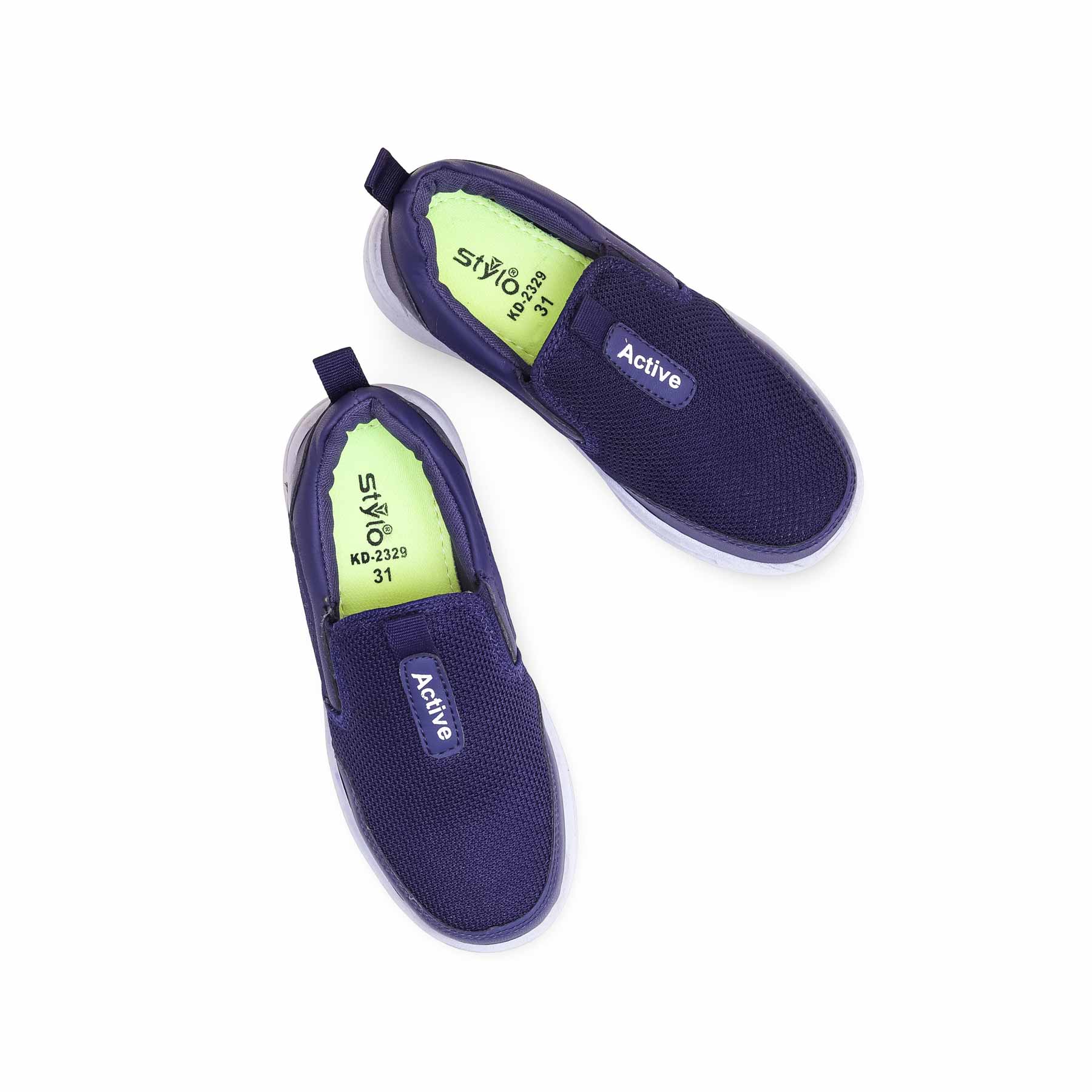 Boys Navy Casual Canvas KD2329 - Image 4