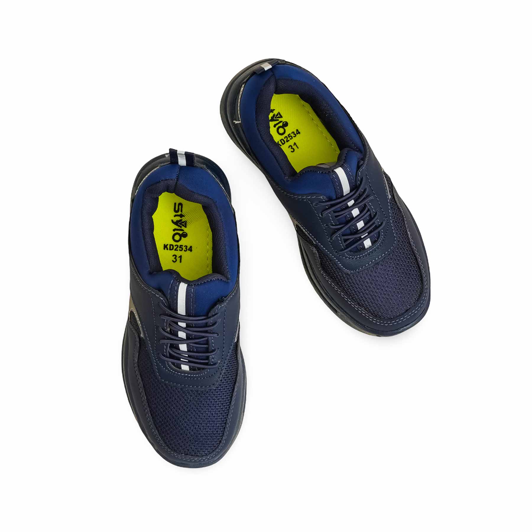 Boys Navy Casual Canvas KD2534 - Image 5
