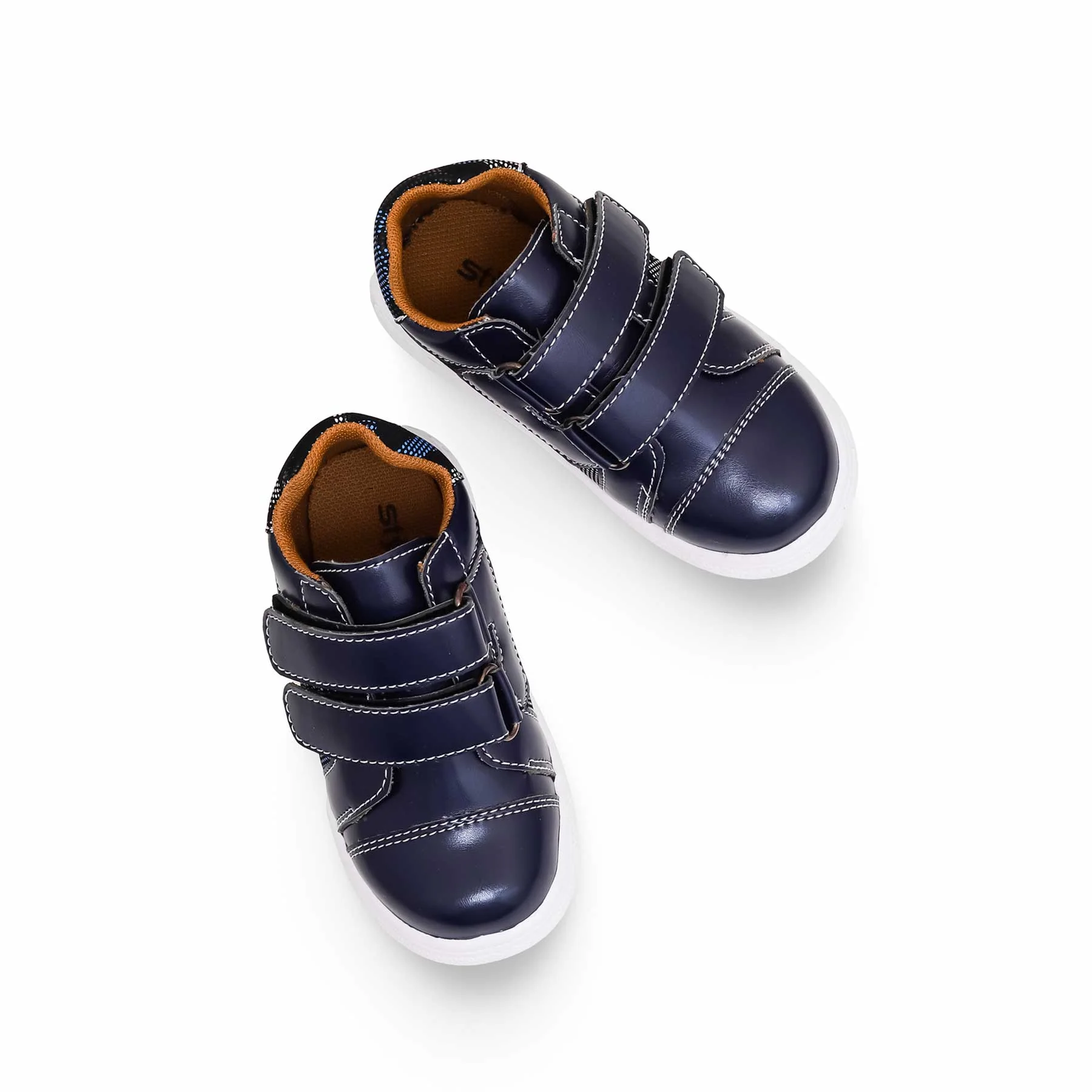 Boys Navy Casual Moccasin KD1690 - Image 4