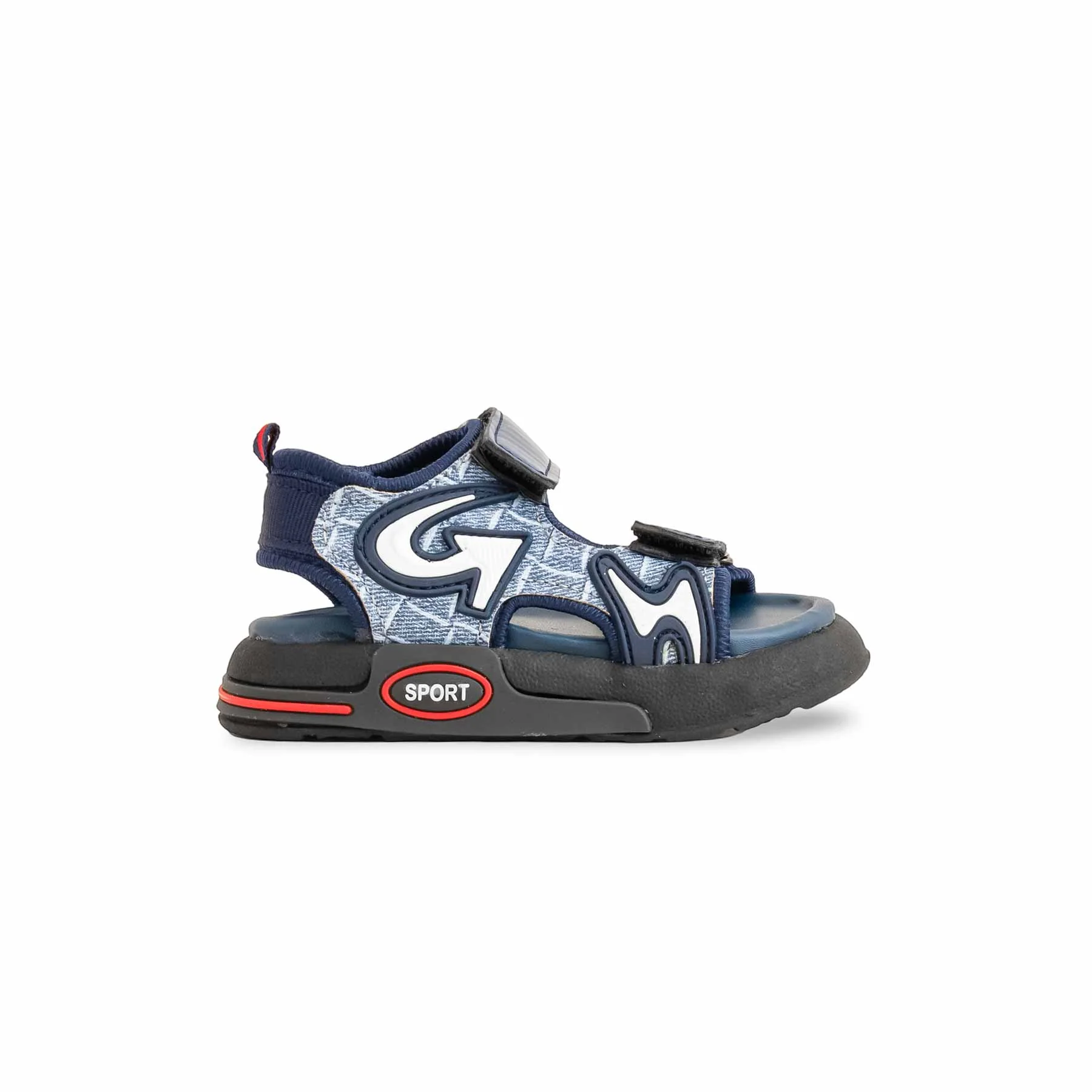 Boys Navy Casual Sandal KD4760 - Image 2