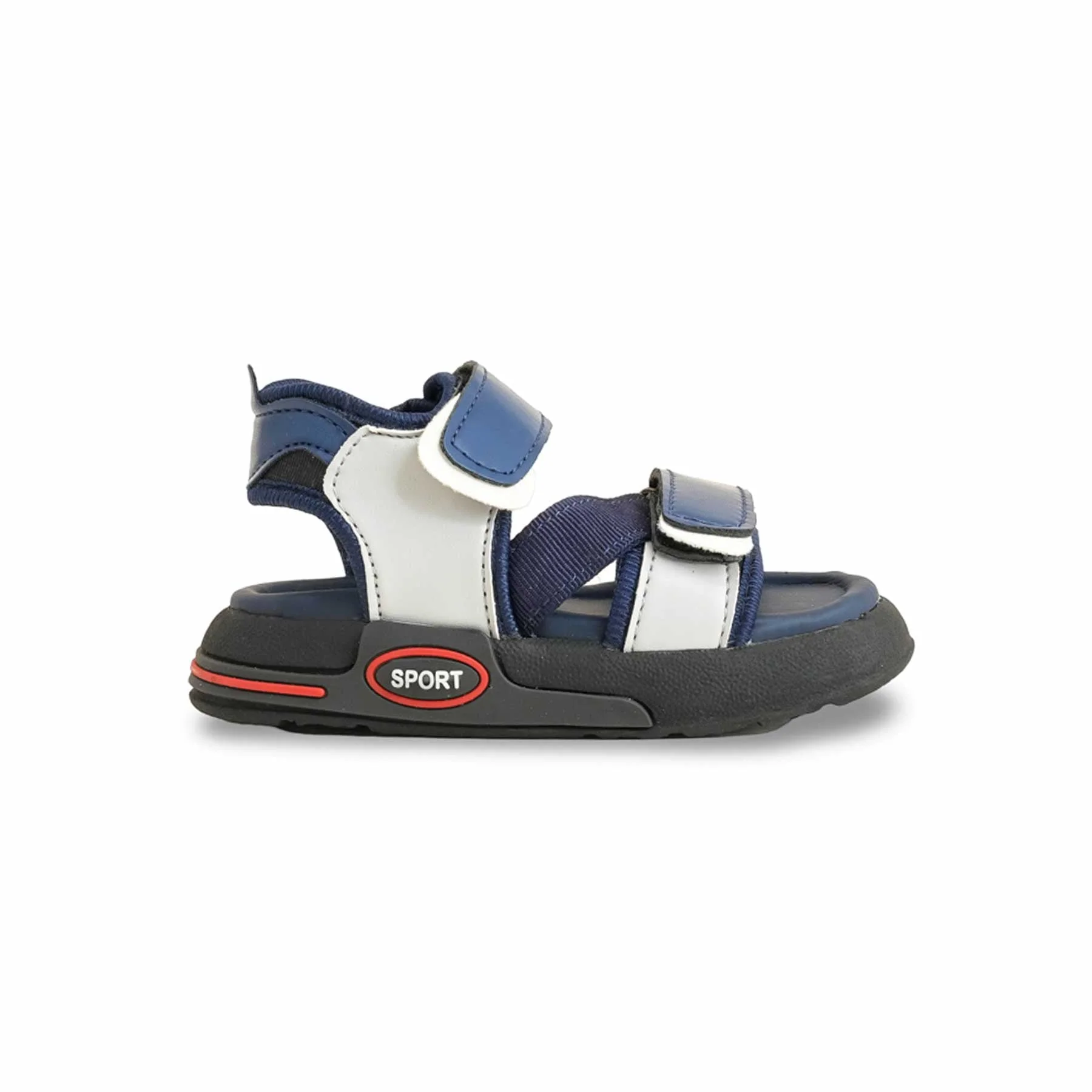 Boys Navy Casual Sandal KD4884 - Image 2