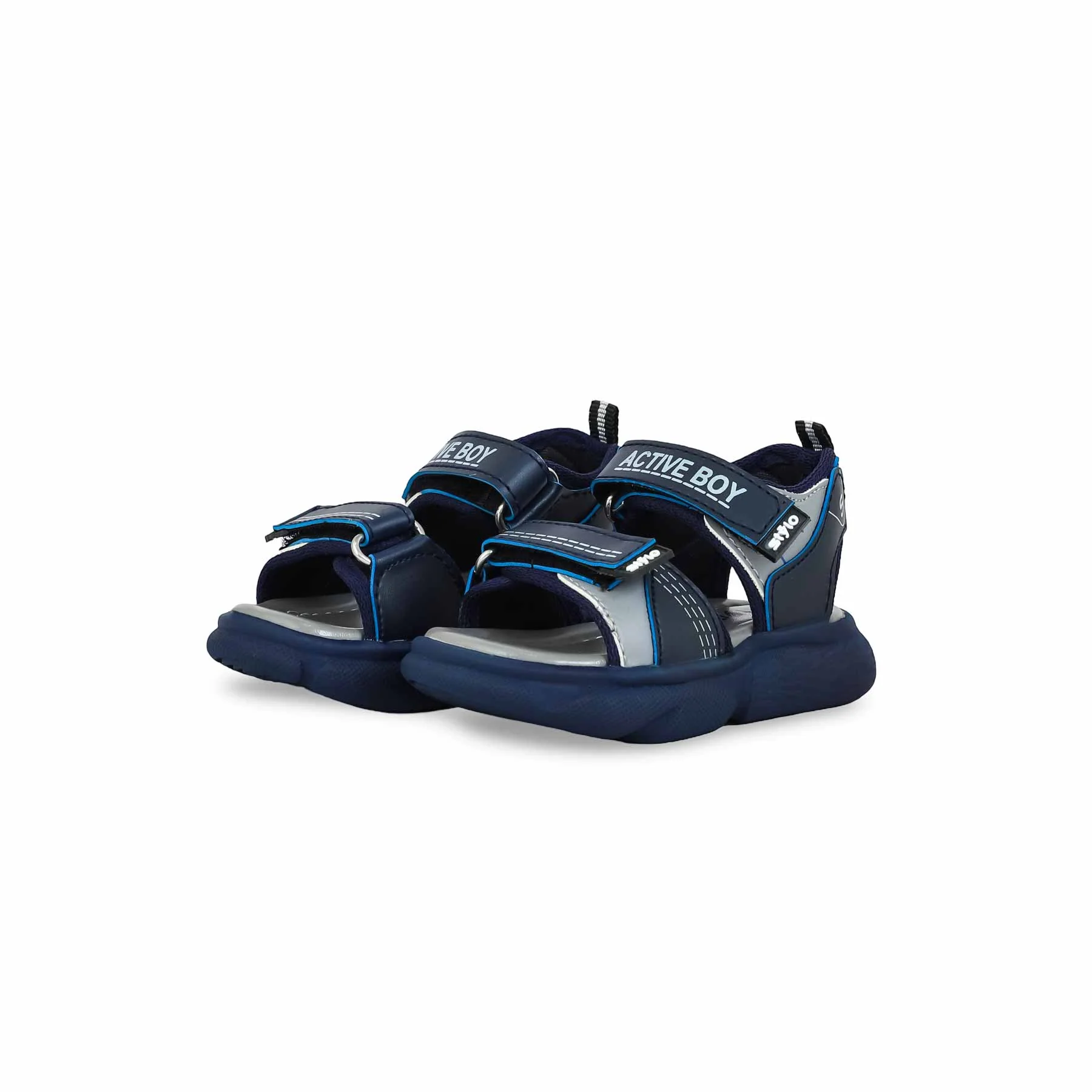 Boys Navy Casual Sandal KD9996 - Image 3