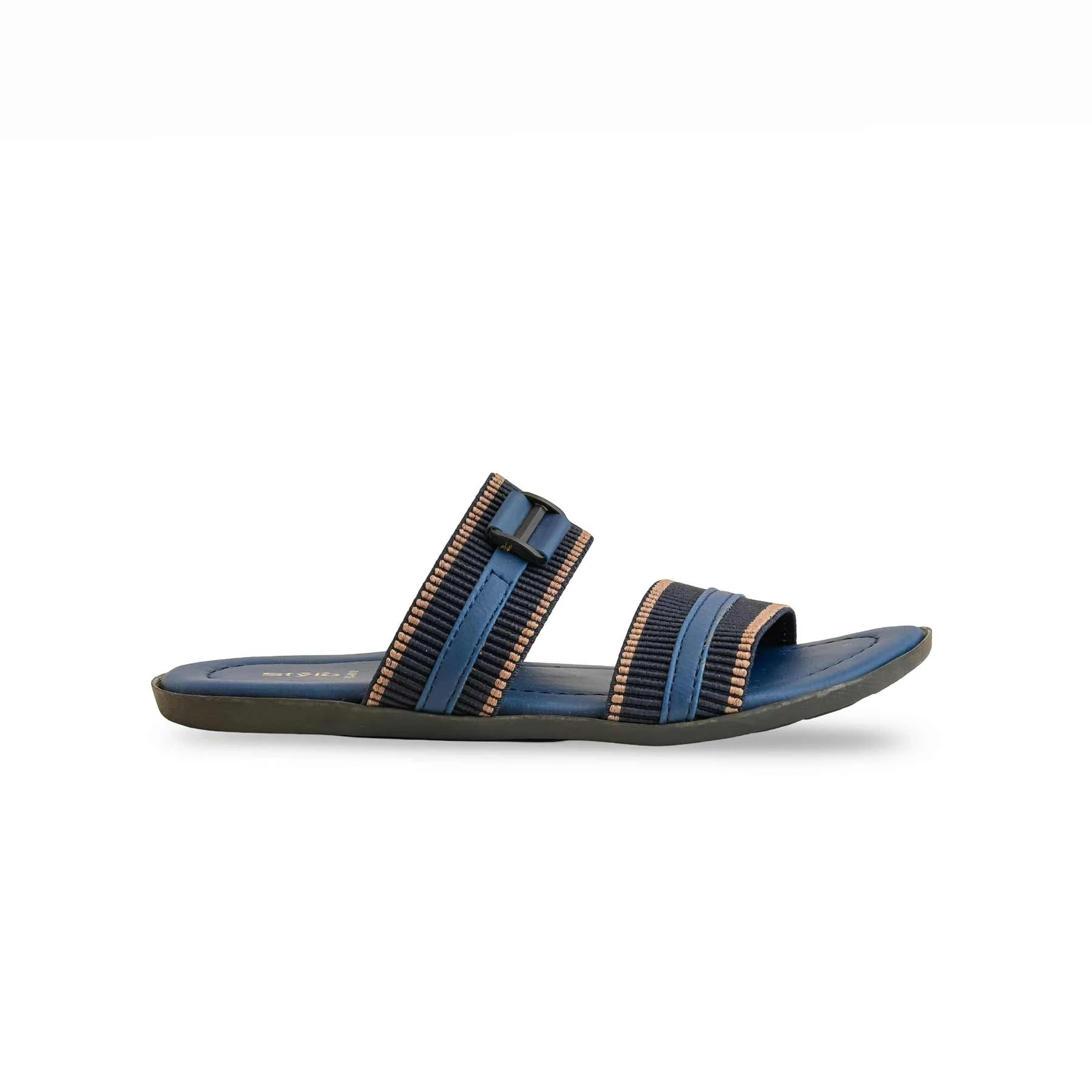 Boys Navy Casual Slipper KD4910 - Image 2