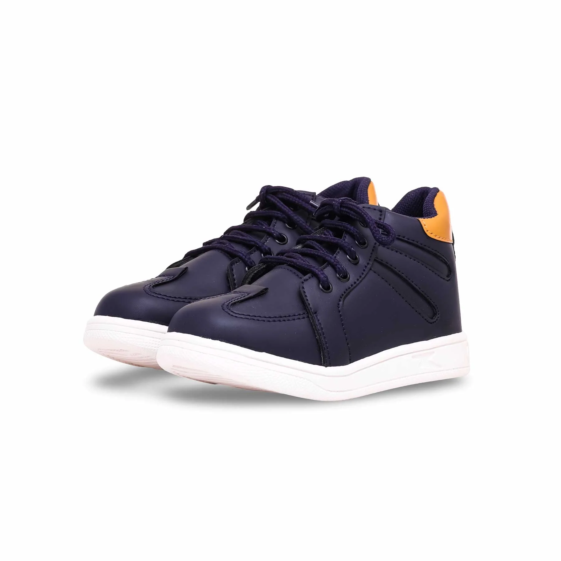 Boys Navy Formal Long Shoes KD1756 - Image 3