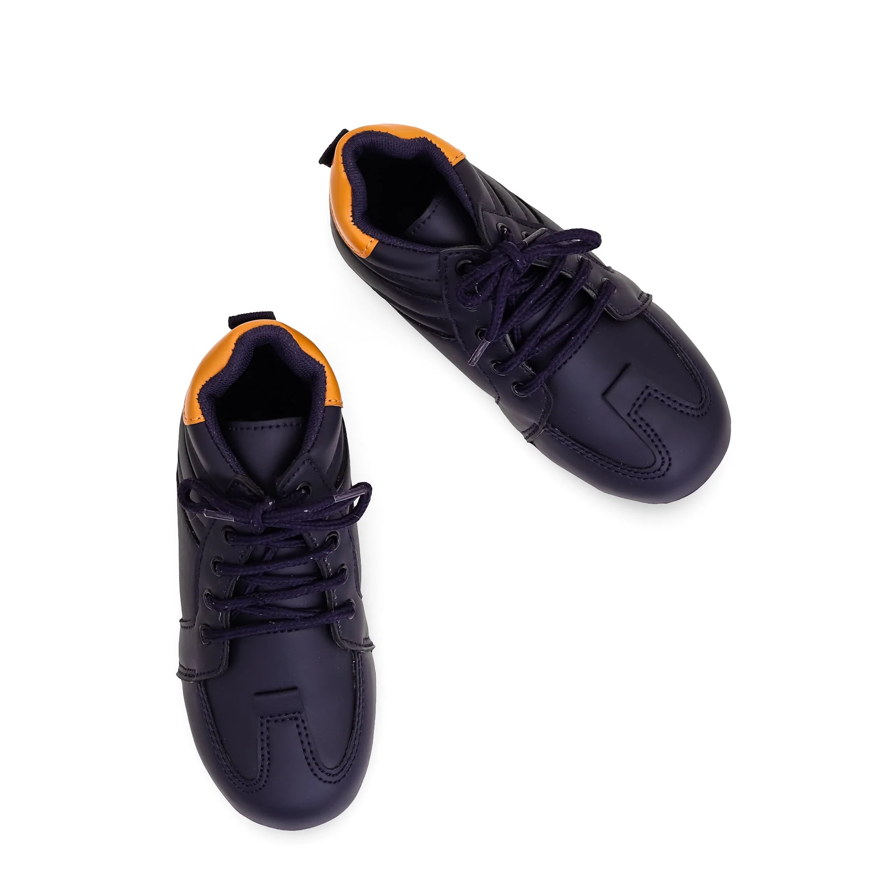 Boys Navy Formal Long Shoes KD1756 - Image 5