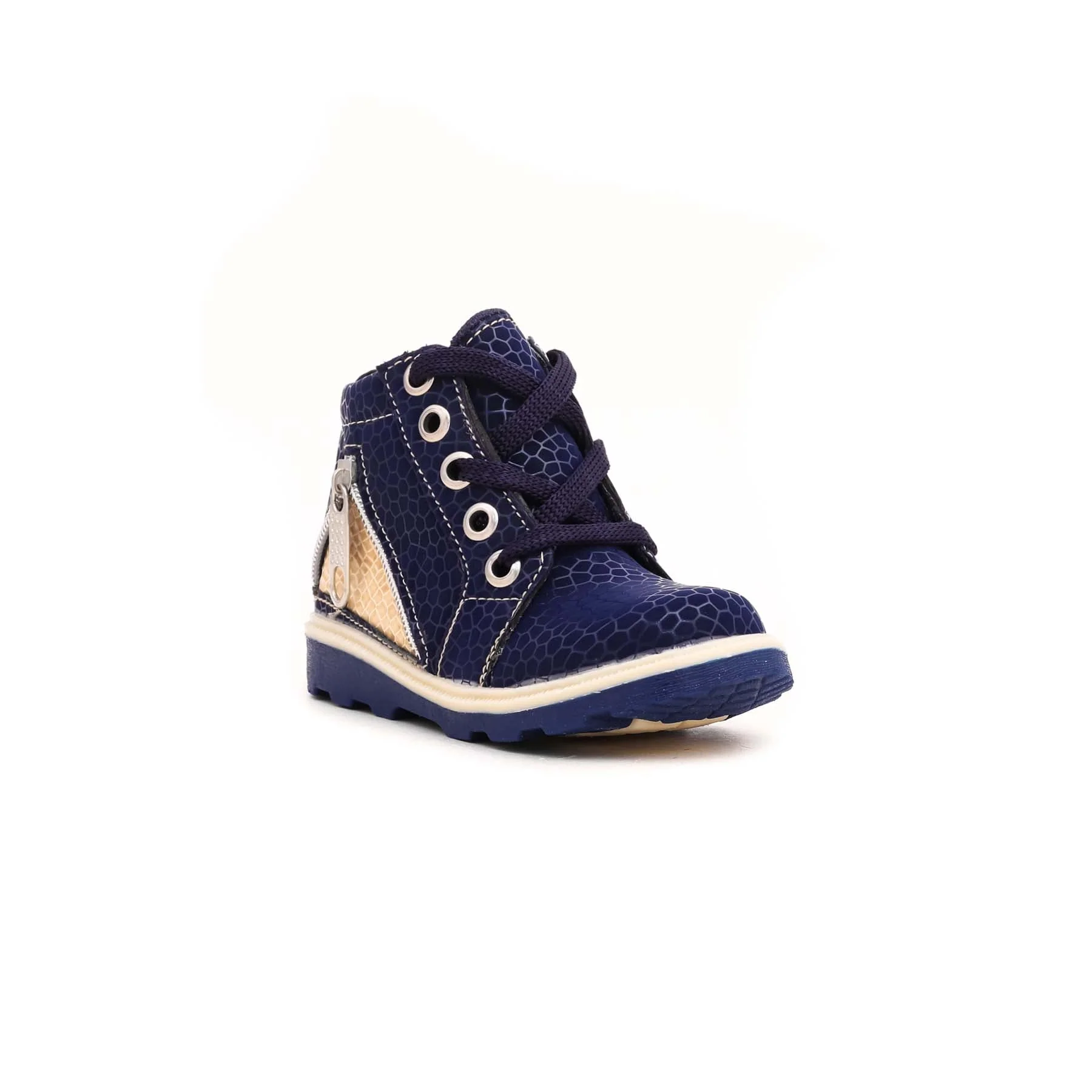 Boys Navy Formal Long Shoes KD8051 - Image 2