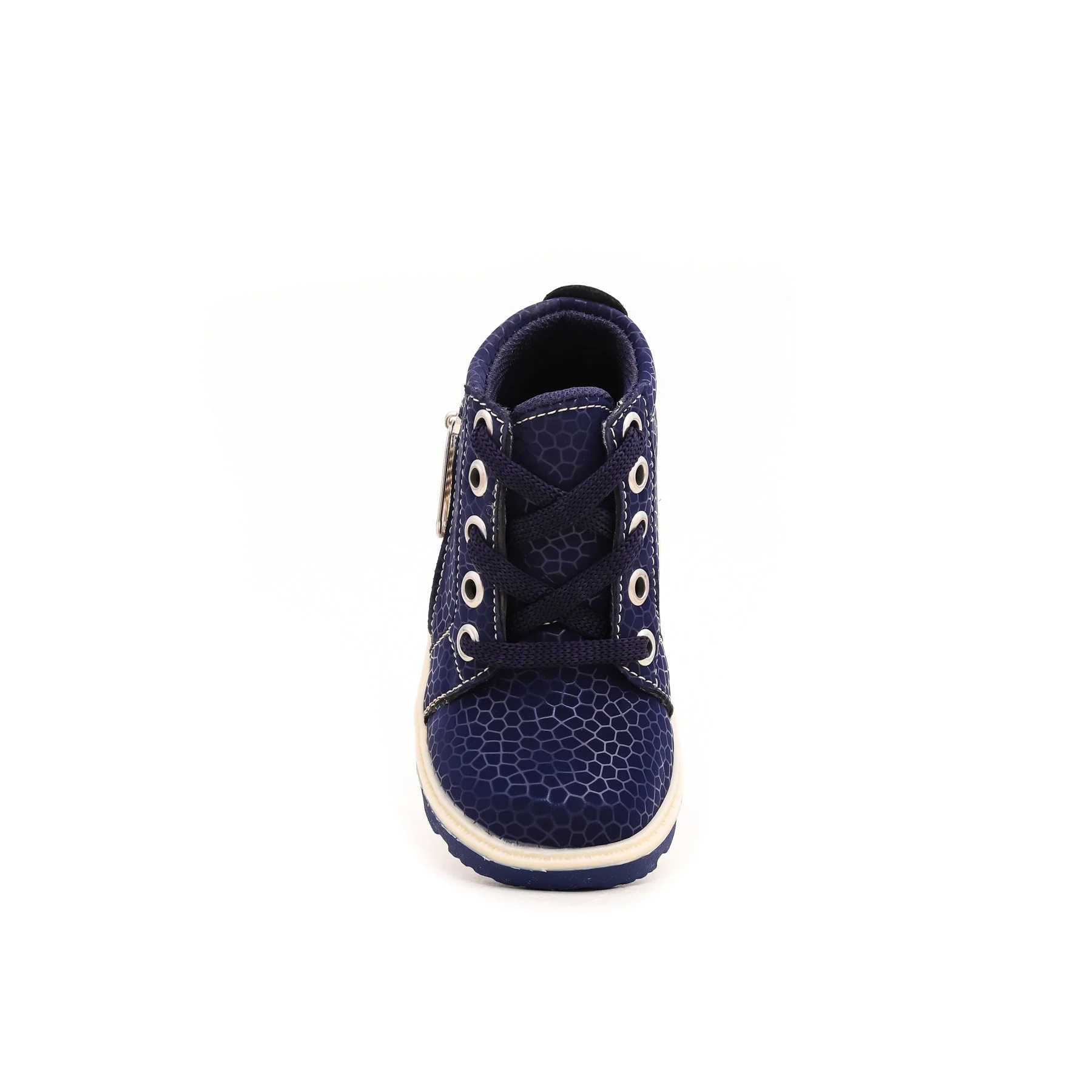 Boys Navy Formal Long Shoes KD8051 - Image 3
