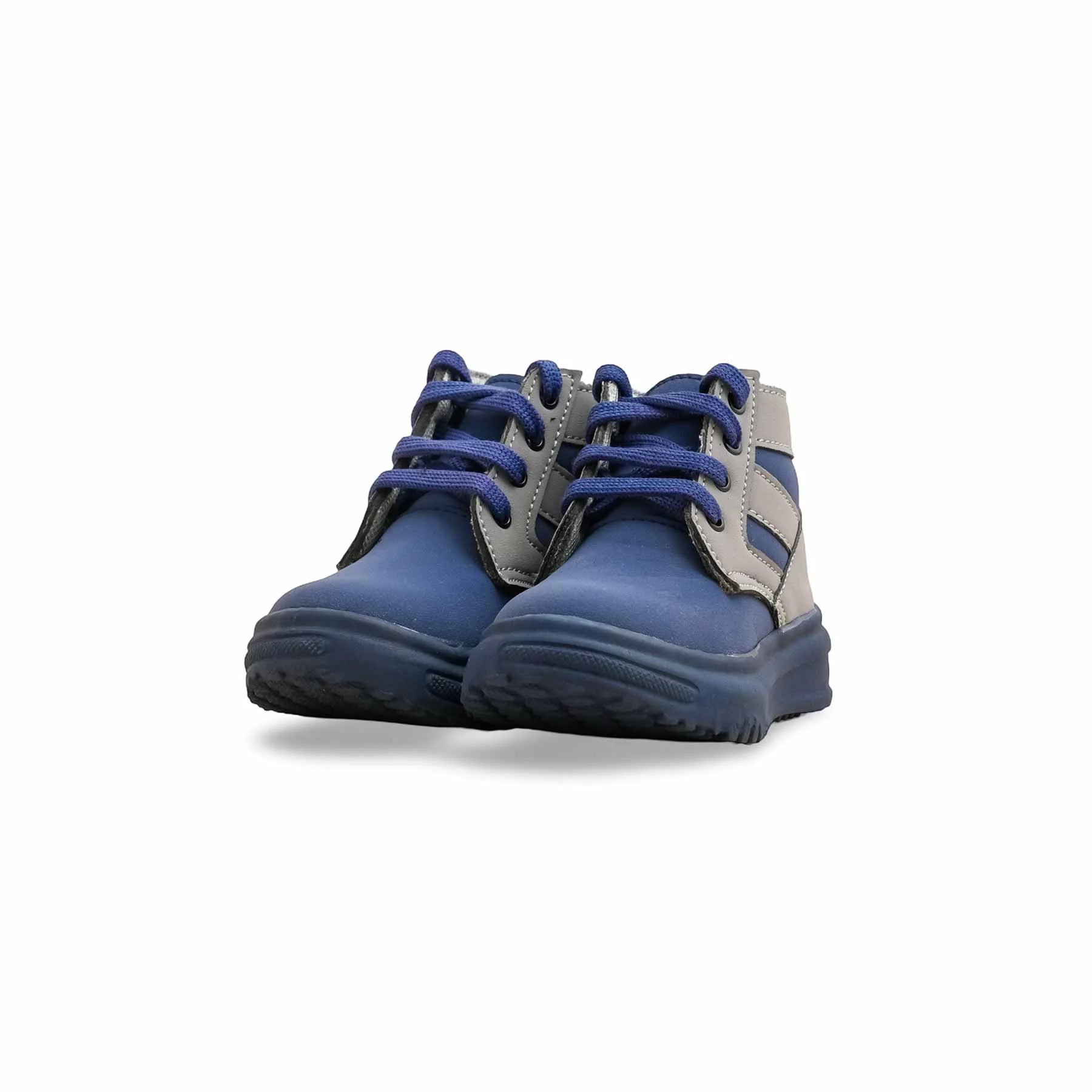 Boys Navy Formal Long Shoes KD8080 - Image 3