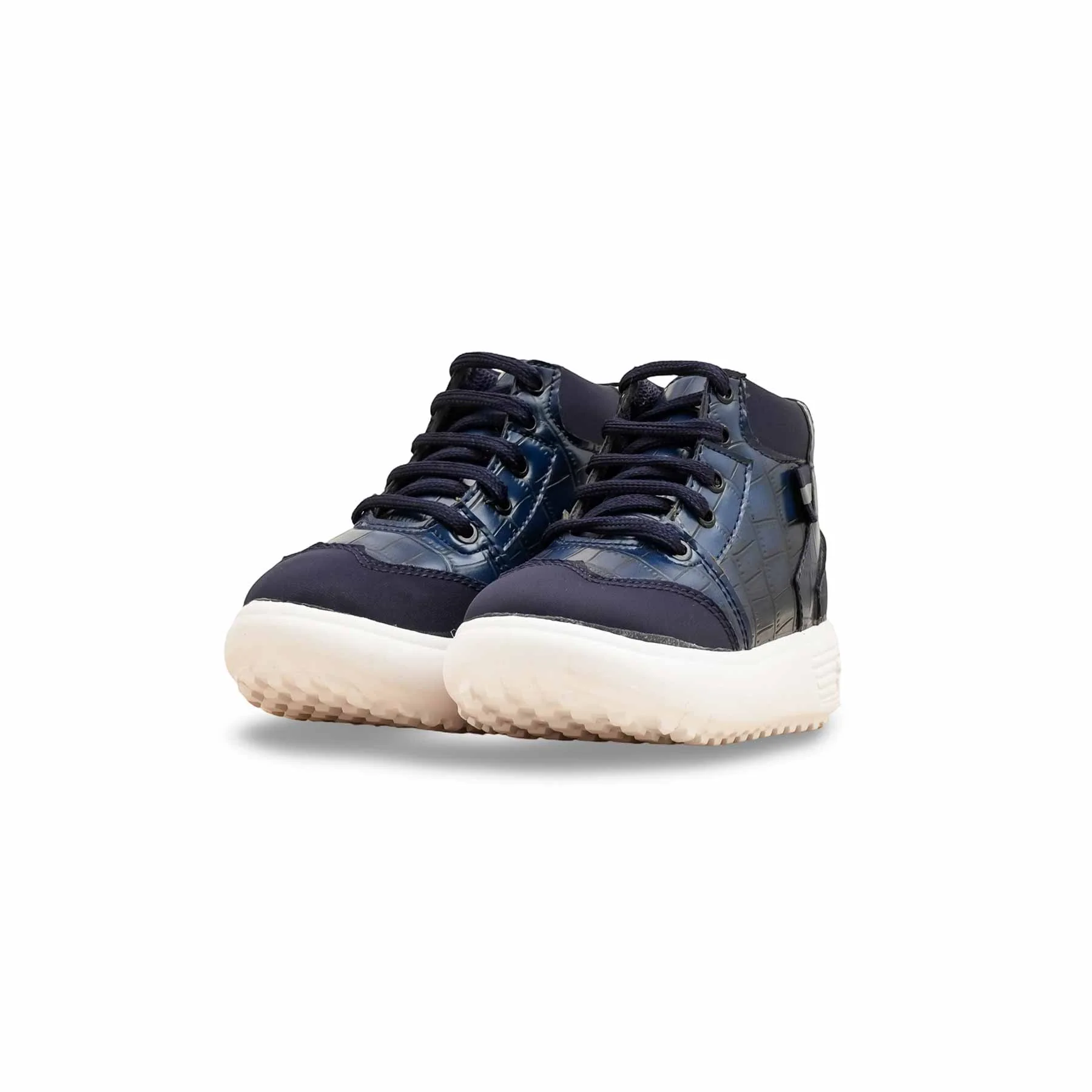 Boys Navy Formal Long Shoes KD8081 - Image 3