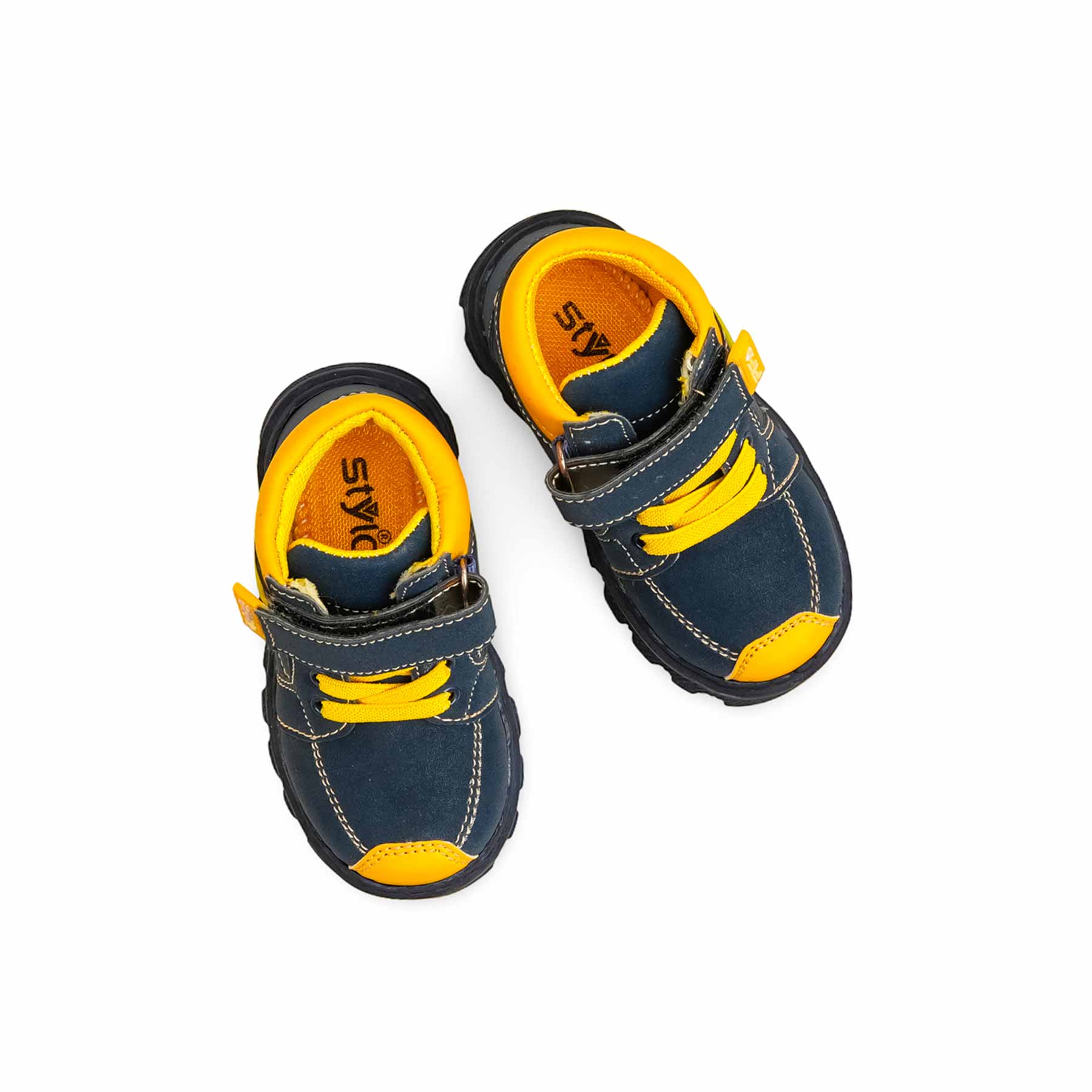 Boys Navy Formal Long Shoes KD8084 - Image 5