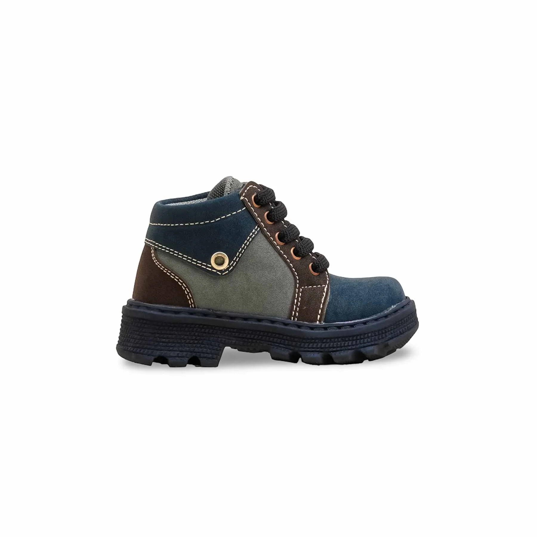 Boys Navy Formal Long Shoes KD8085 - Image 2