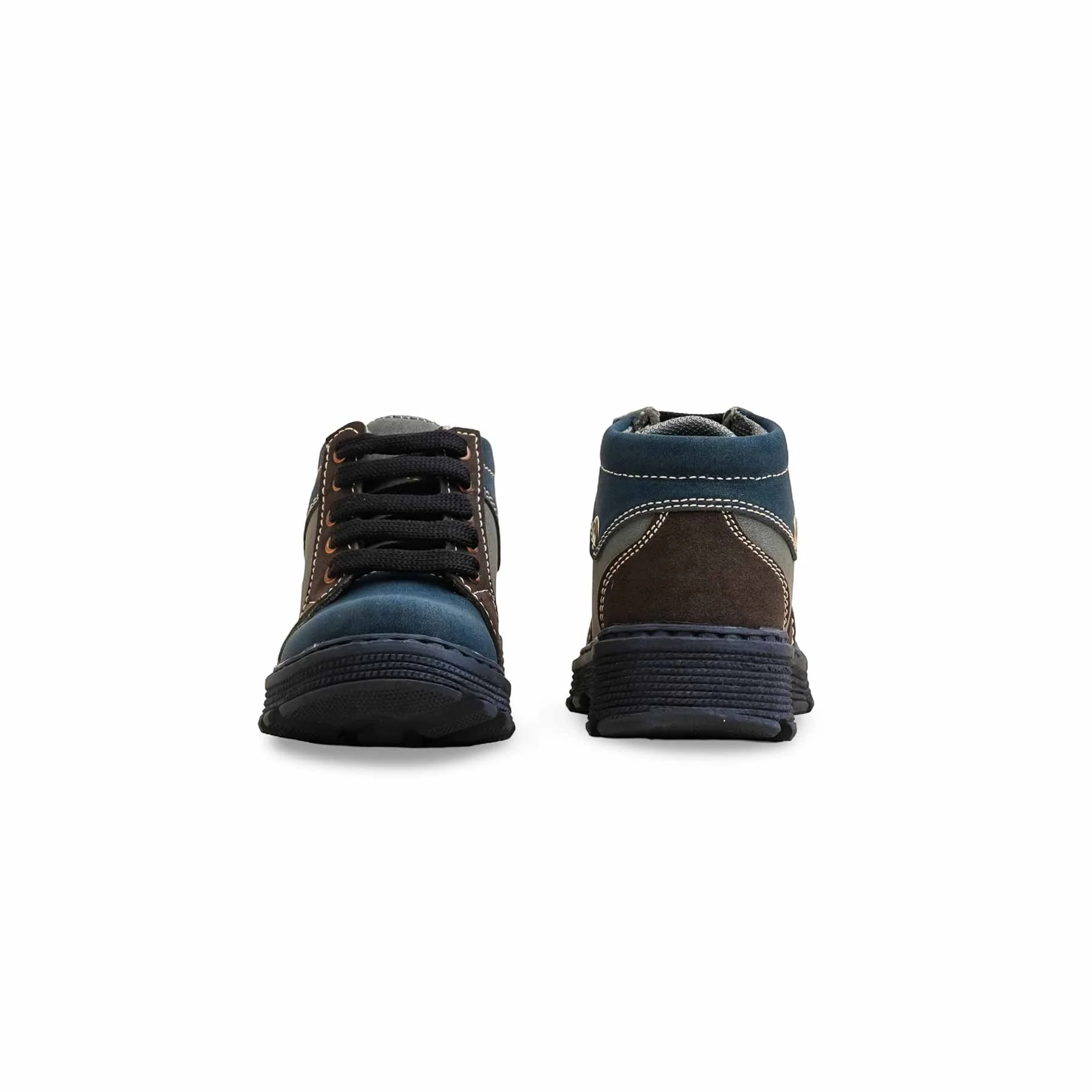 Boys Navy Formal Long Shoes KD8085 - Image 4