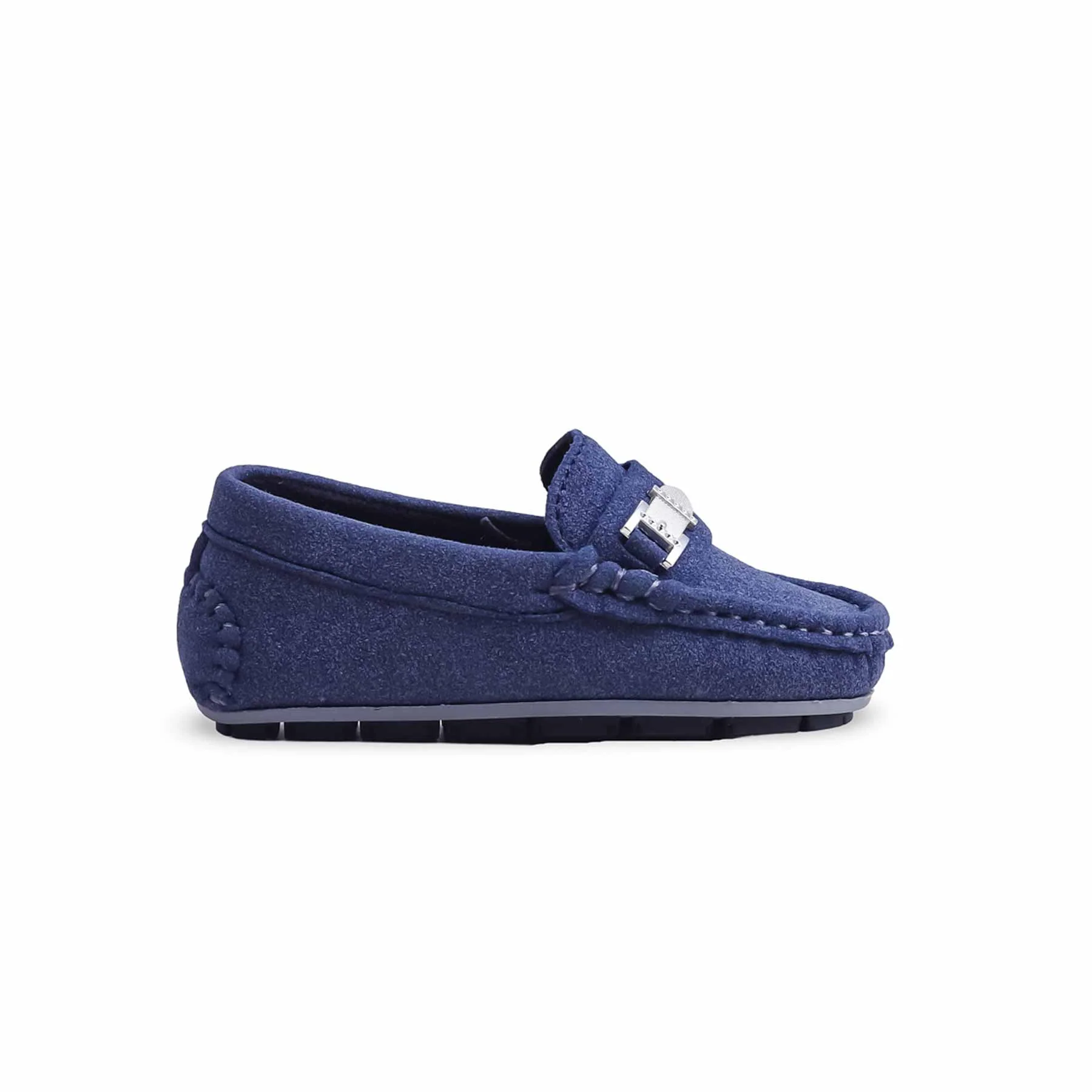 Boys Navy Formal Moccasin KD2321 - Image 2