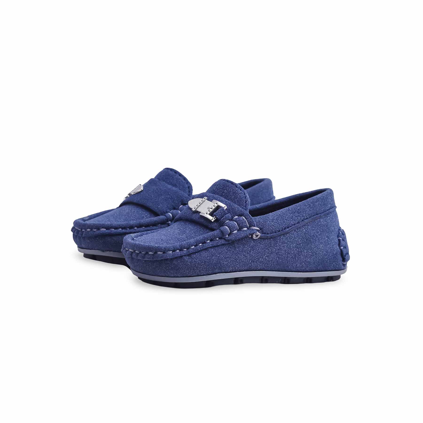 Boys Navy Formal Moccasin KD2321 - Image 3