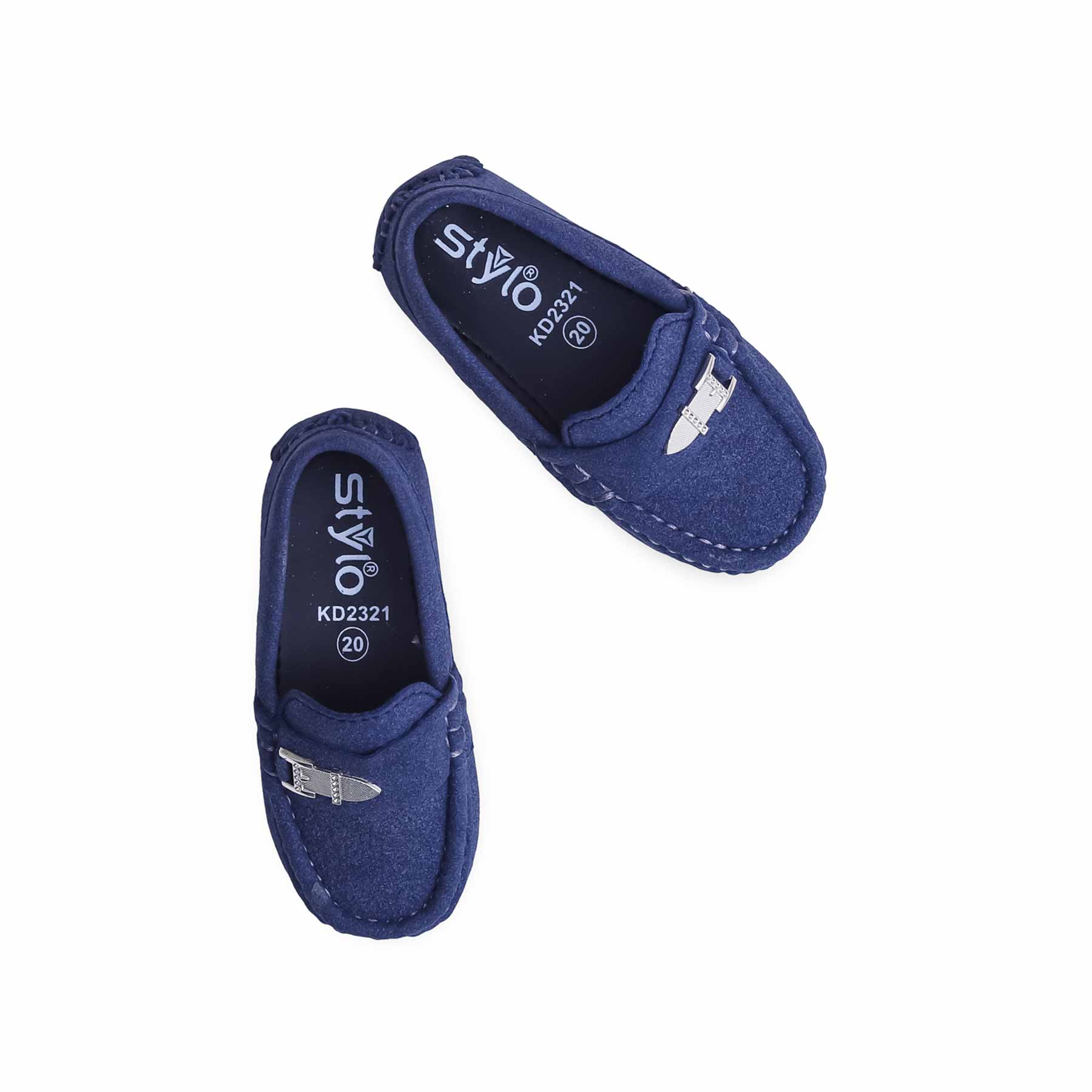 Boys Navy Formal Moccasin KD2321 - Image 5
