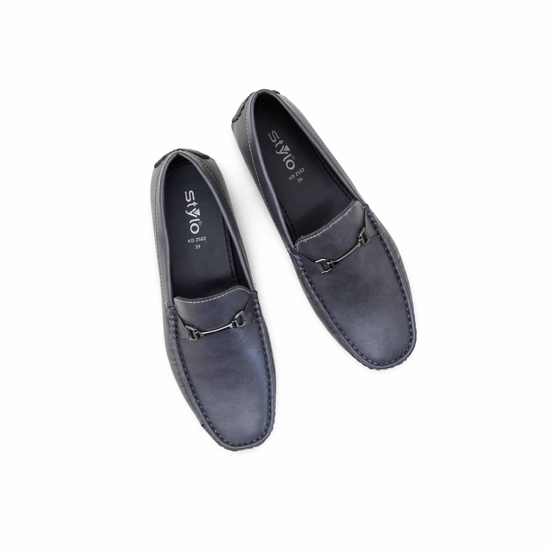 Boys Navy Formal Moccasin KD2502 - Image 5