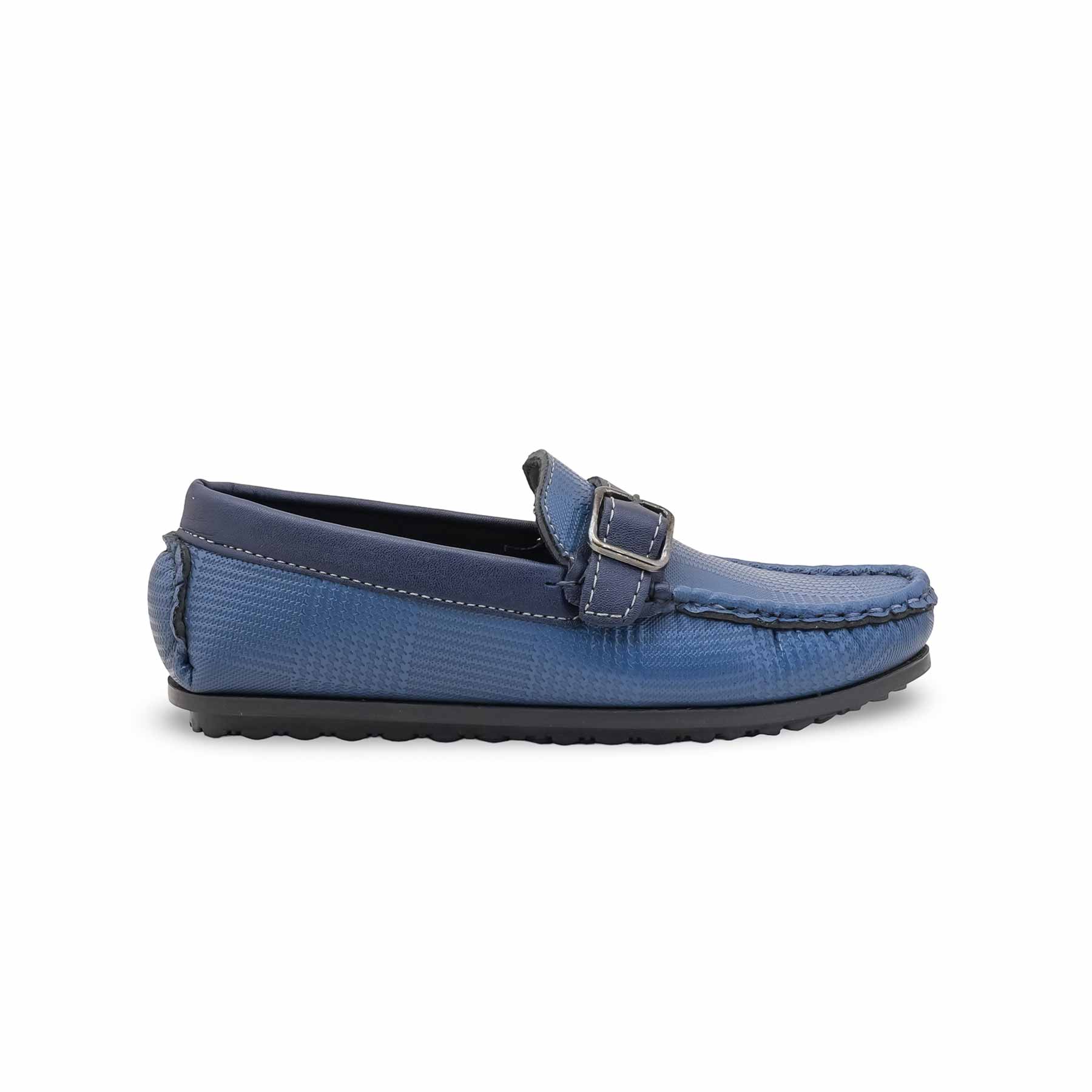 Boys Navy Formal Moccasin KD2505 - Image 2