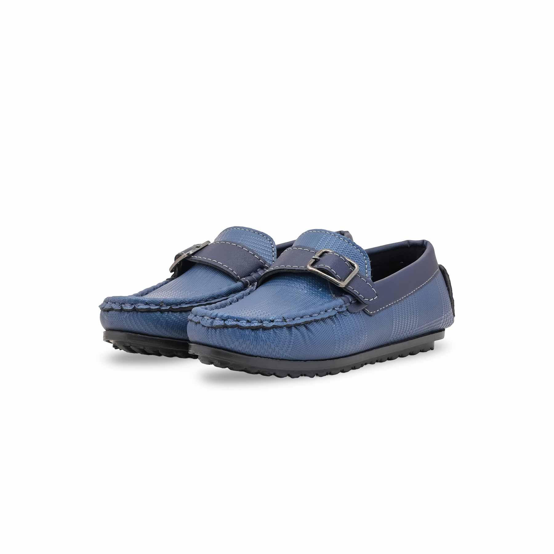 Boys Navy Formal Moccasin KD2505 - Image 3