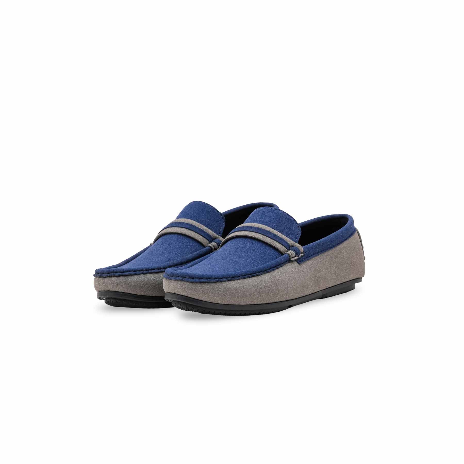 Boys Navy Formal Moccasin KD2516 - Image 3