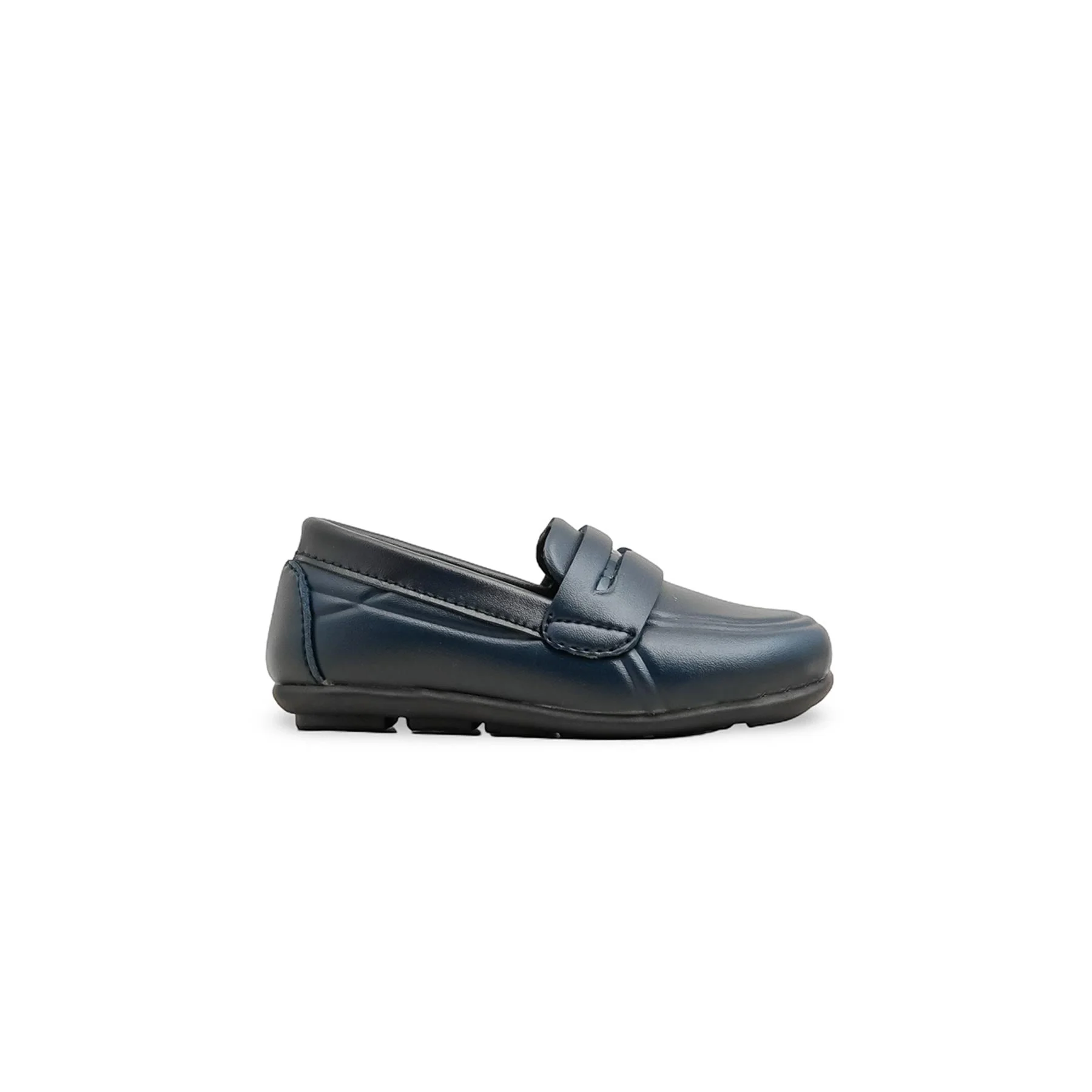 Boys Navy Formal Moccasin KD2555 - Image 2
