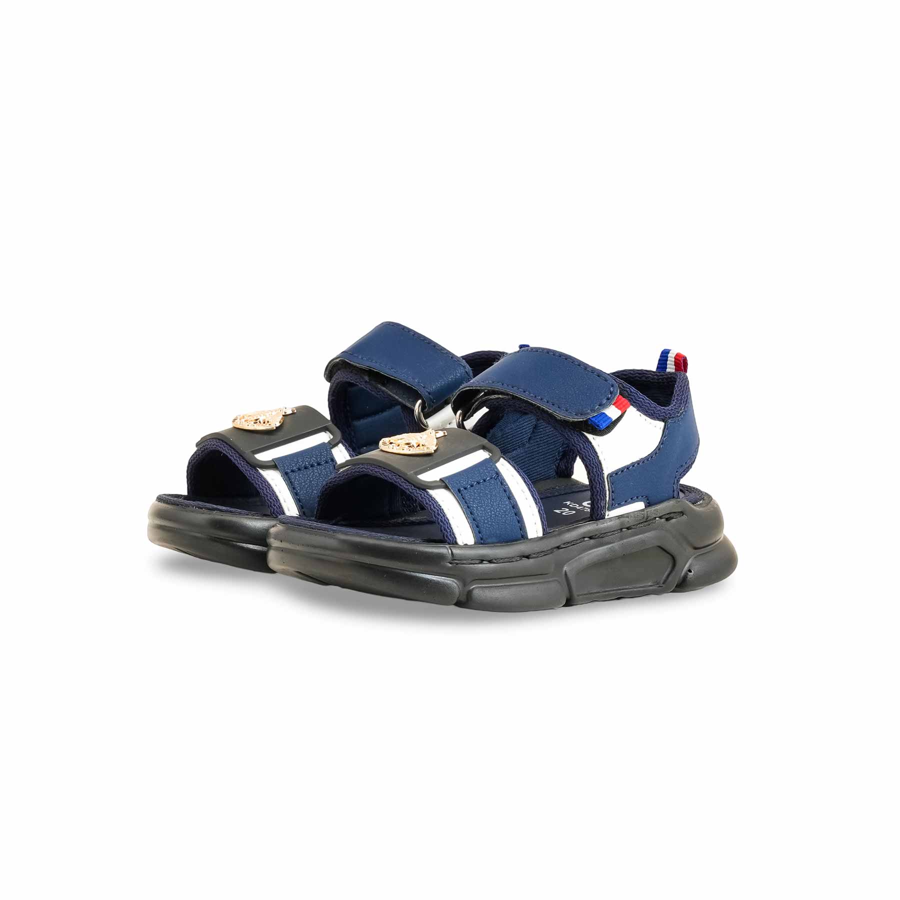 Boys Navy Formal Sandal KD4785 - Image 3