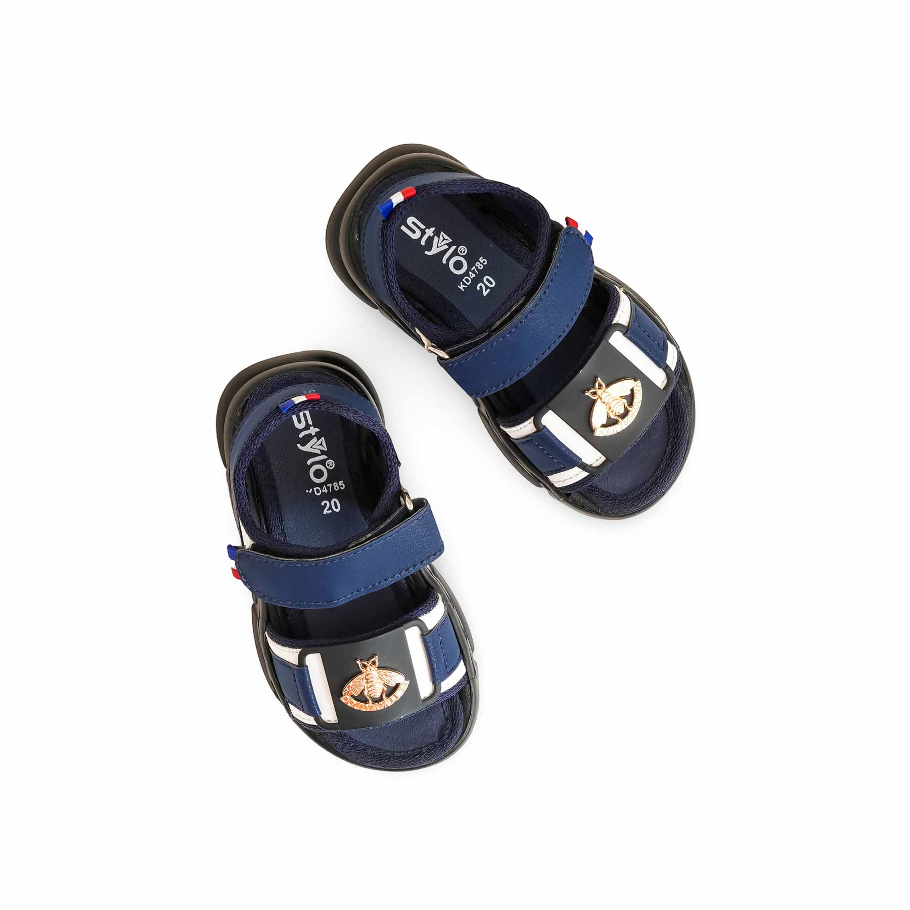 Boys Navy Formal Sandal KD4785 - Image 5